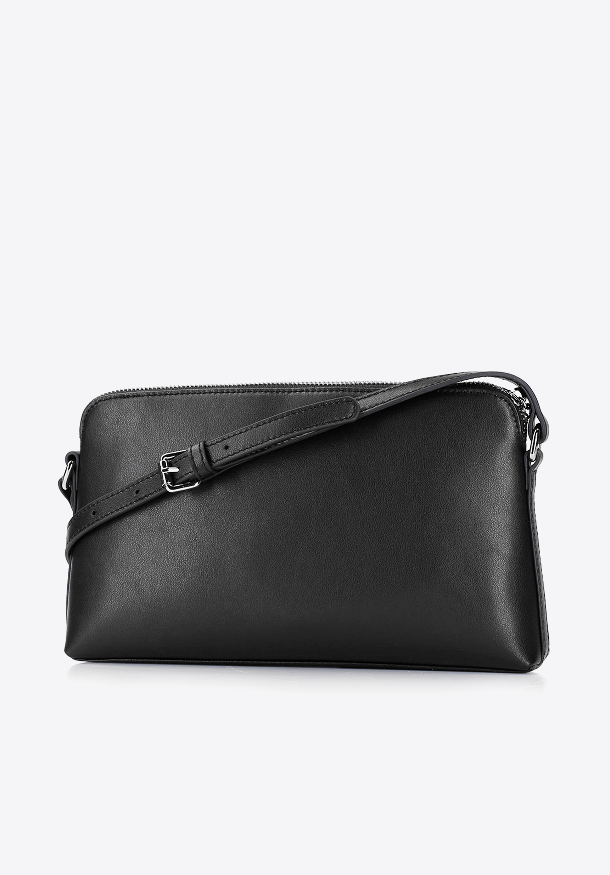 Damska listonoszka ze skóry metaliczna