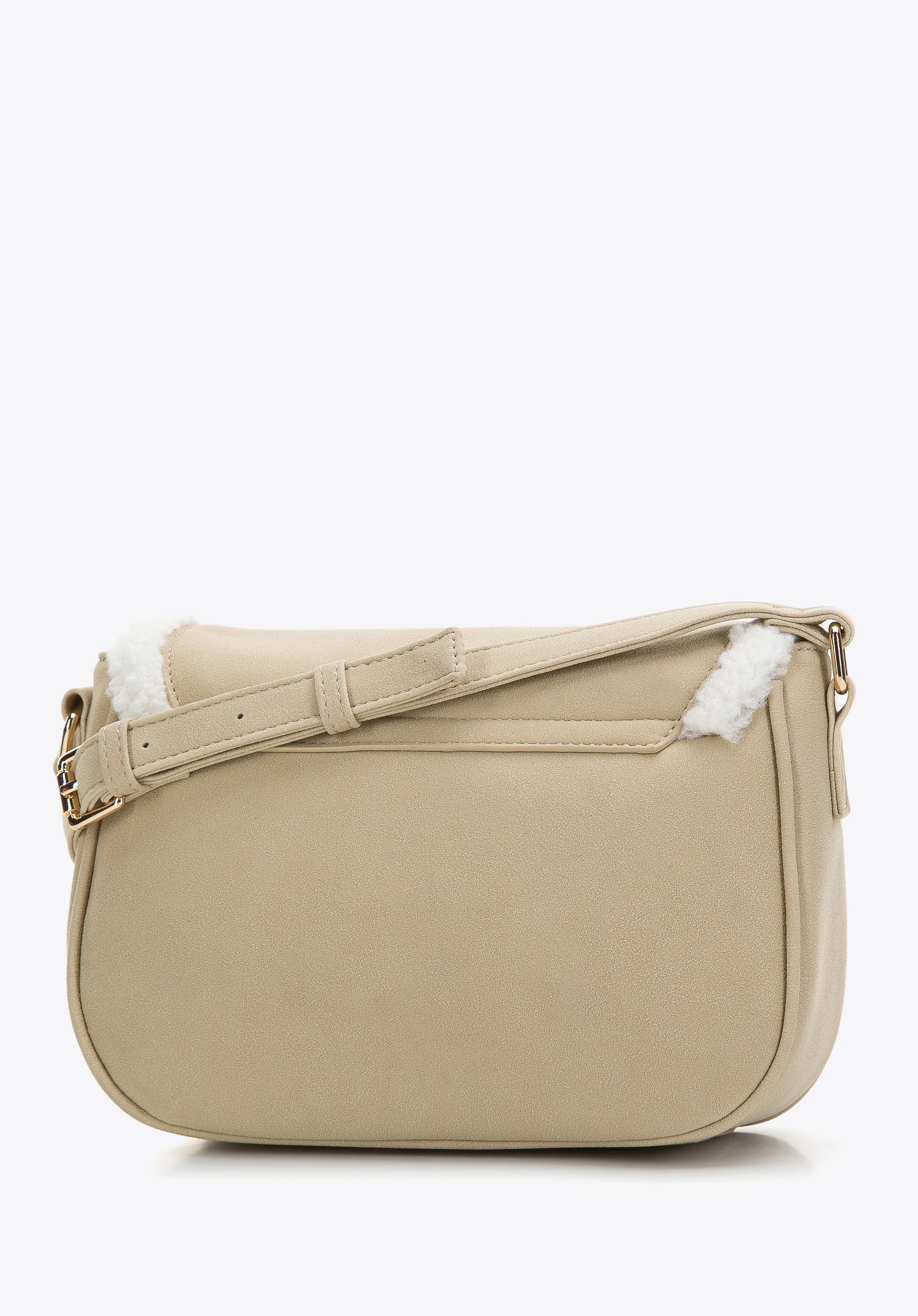 Damska listonoszka ze sztucznym futerkiem