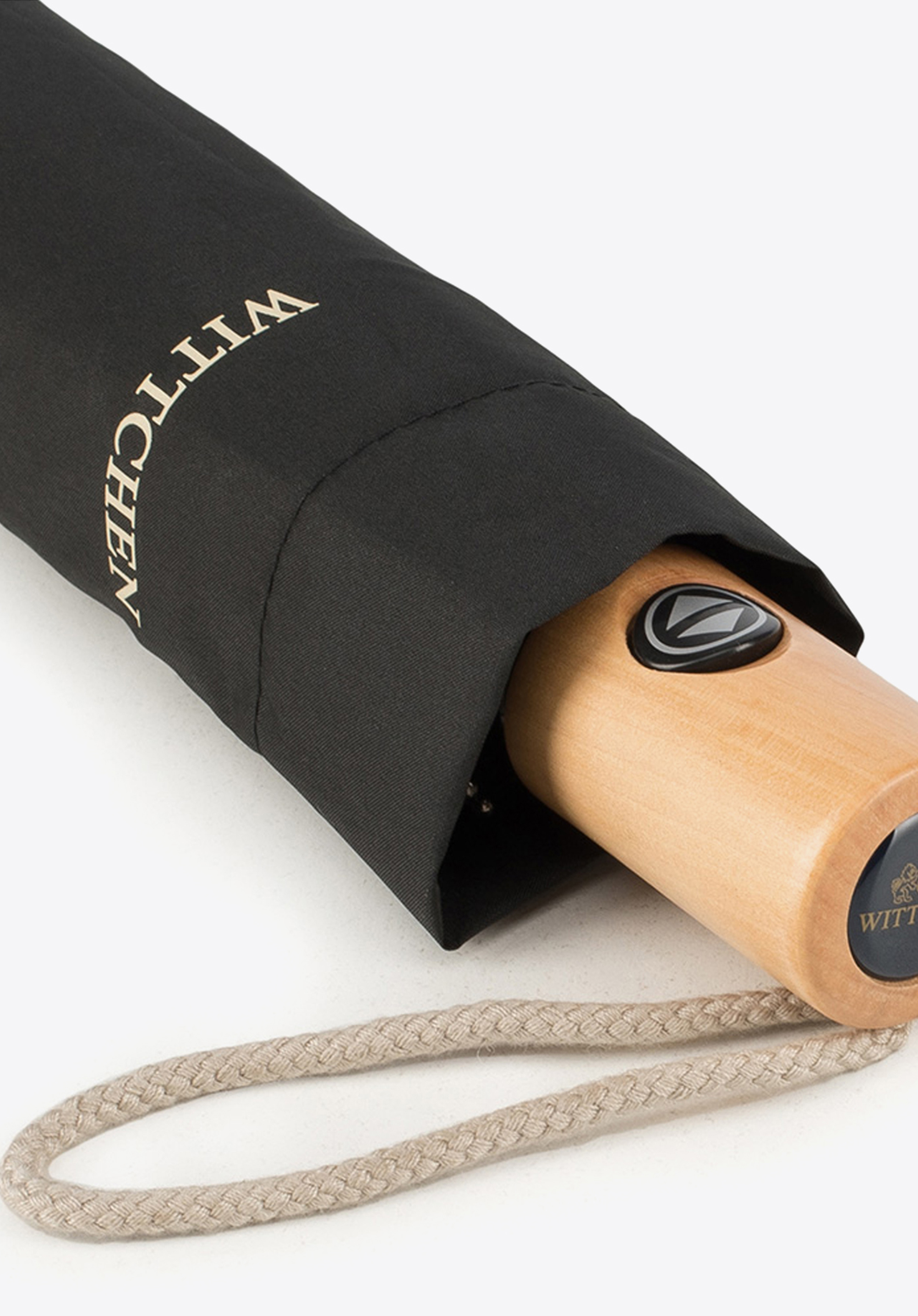 Parasol automatyczny z drewnianą rączką