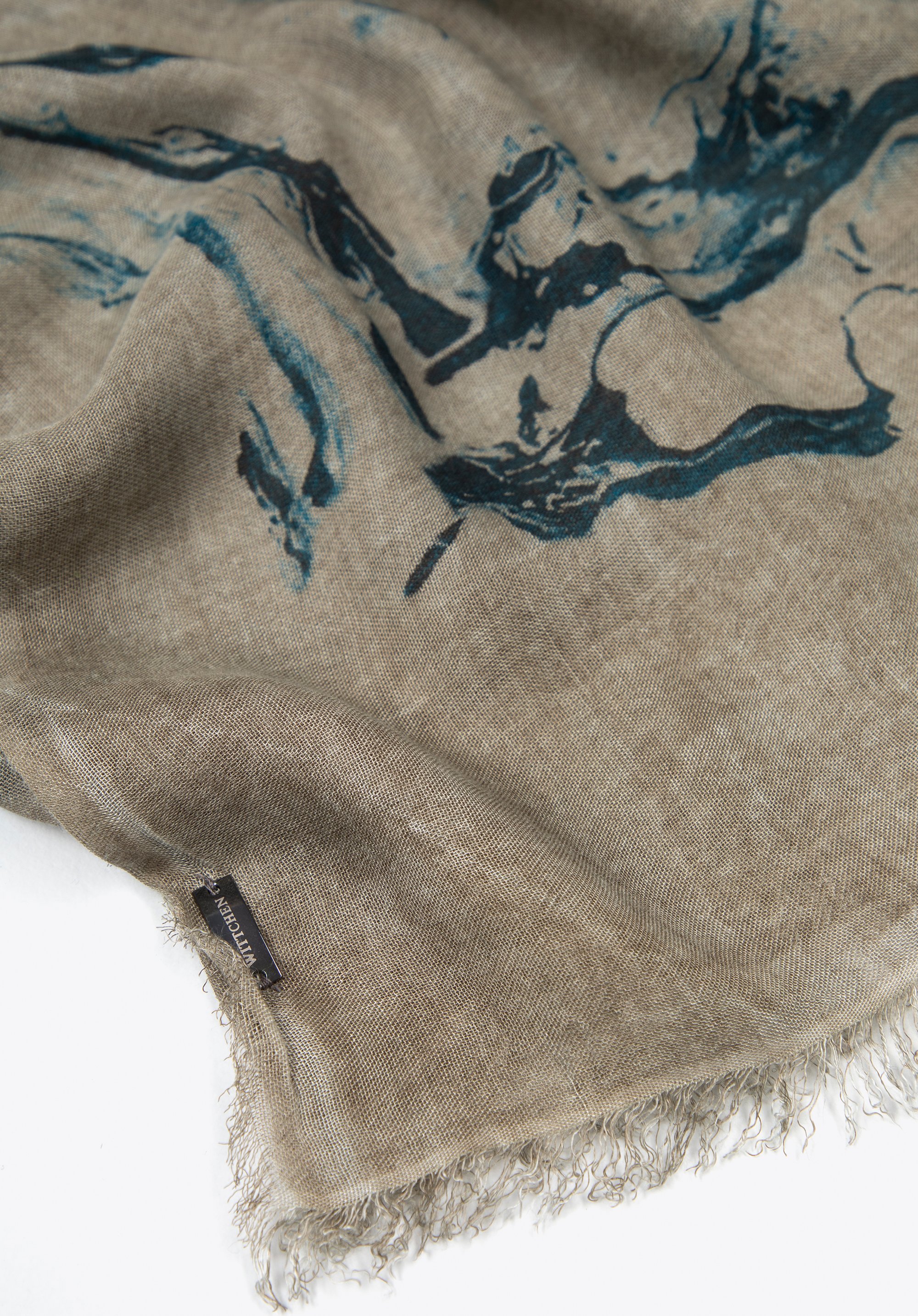 Damski szal w nieregularny wzór