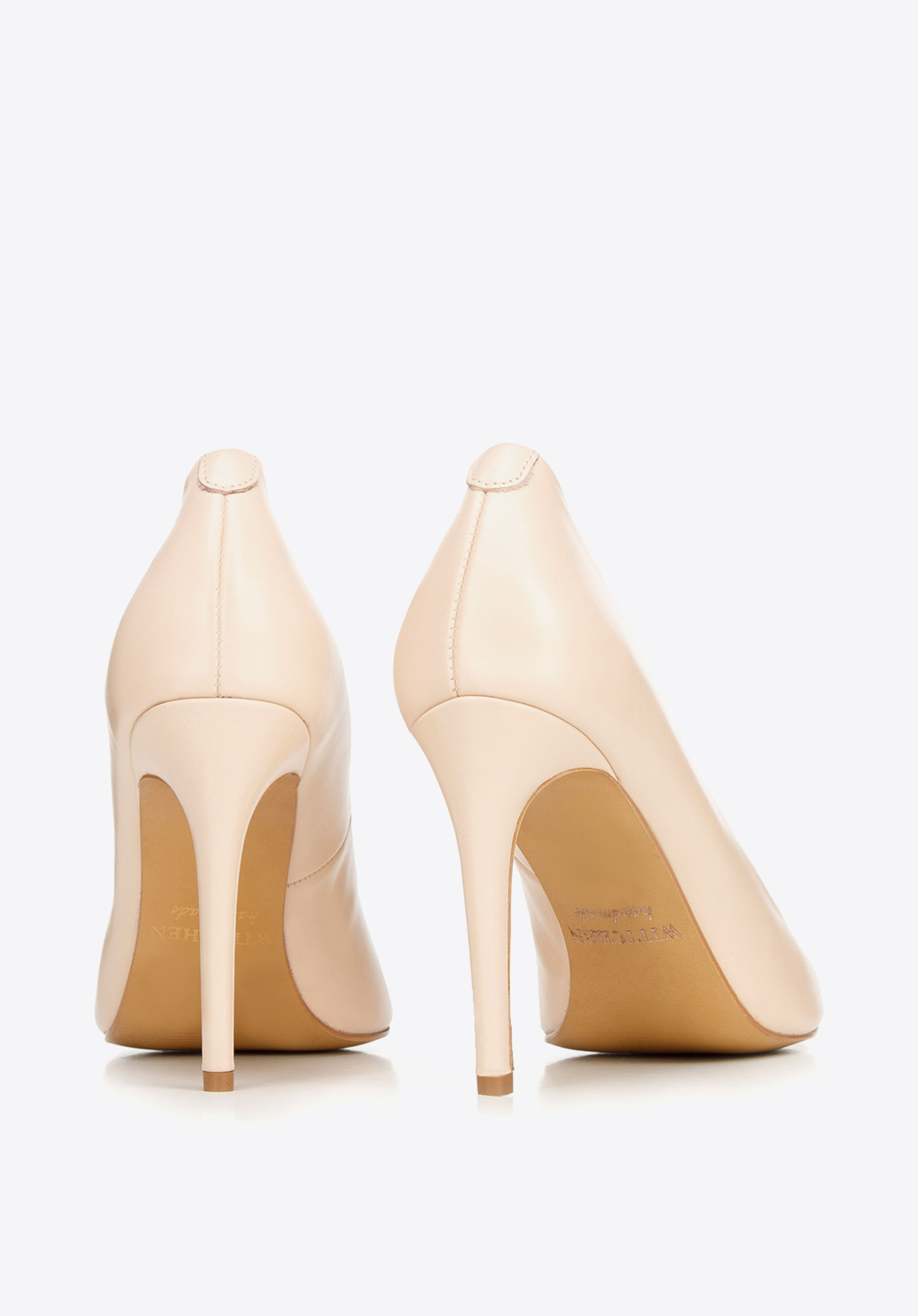 Szpilki skórzane klasyczne