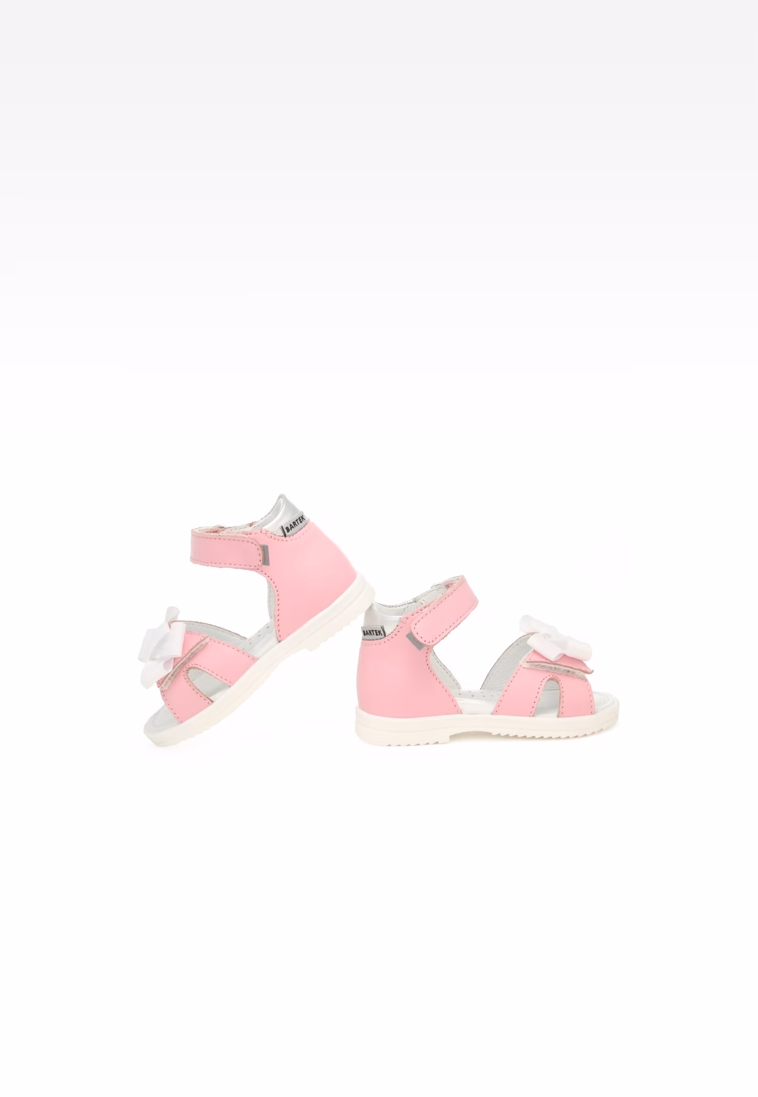 Sandały BARTEK 11534002, dla dziewcząt, biały