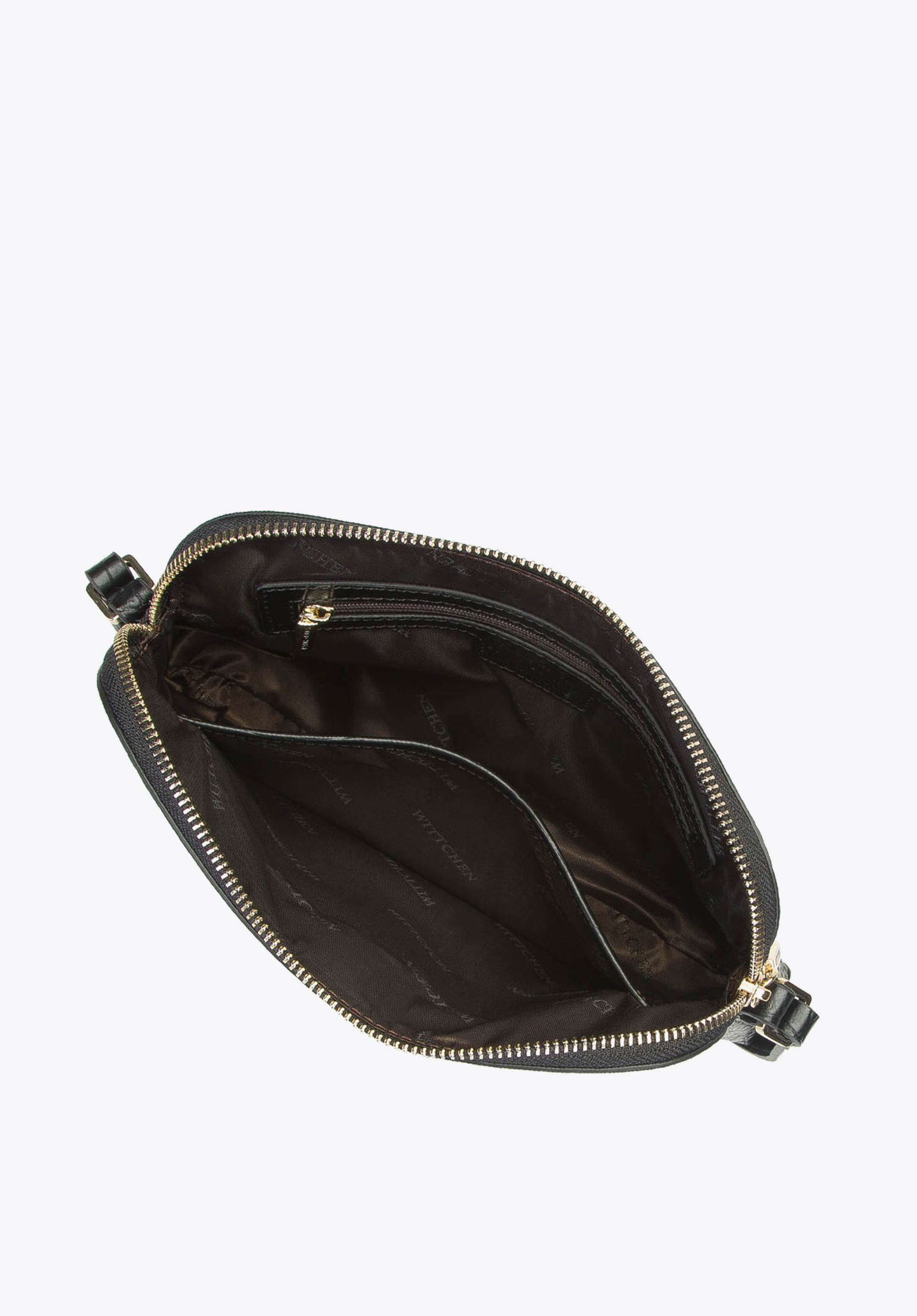 Damska listonoszka skórzana trapezowa