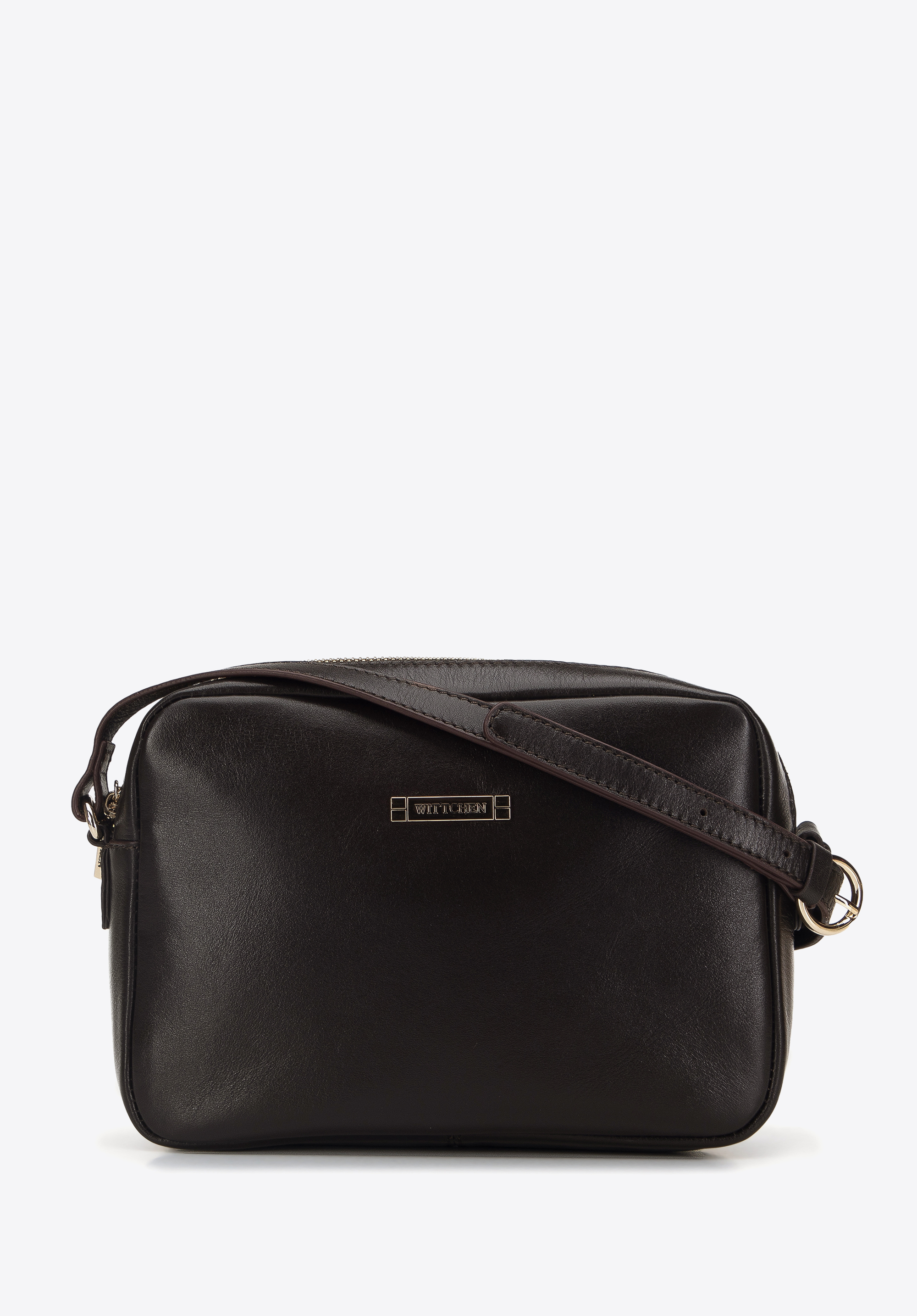 Damska listonoszka skórzana prostokątna