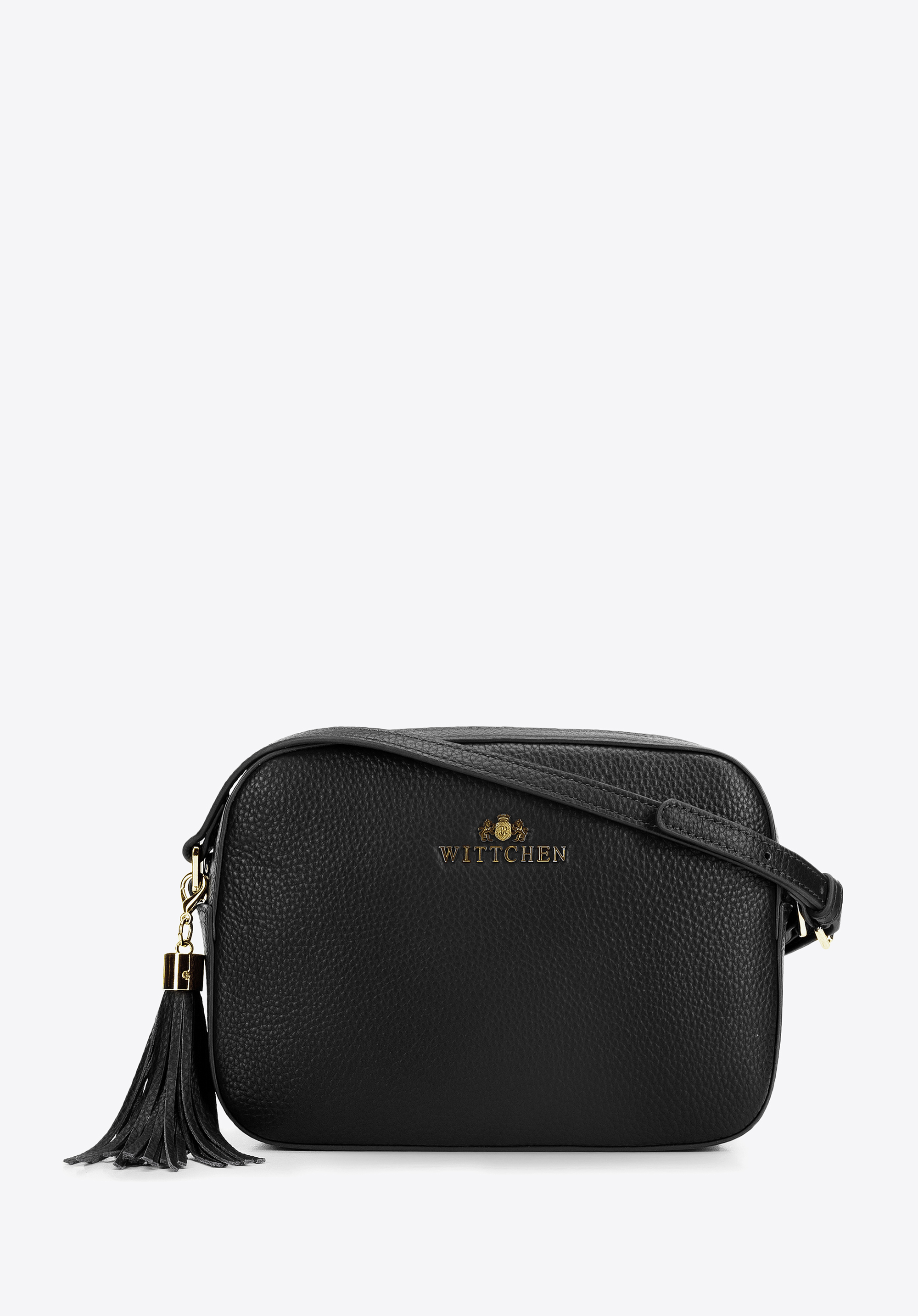 Damska listonoszka skórzana pudełkowa z chwostem