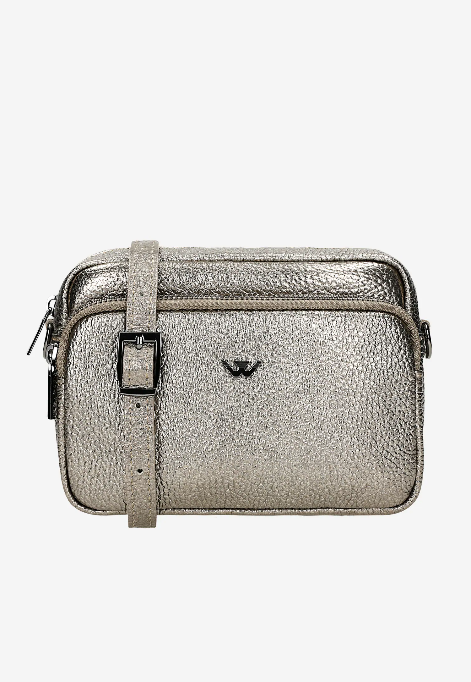 Mała złota torebka damska crossbody