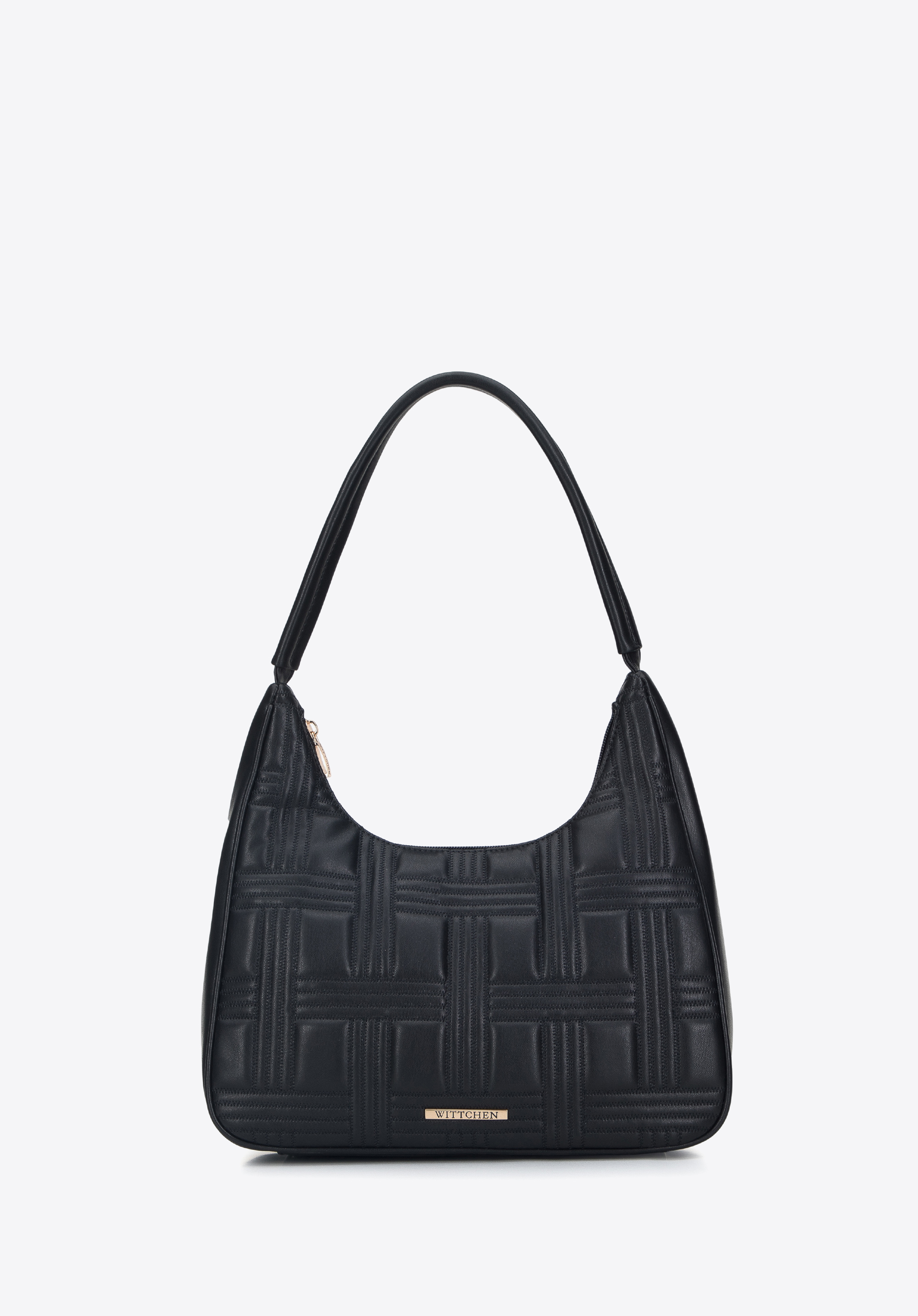 Torebka na ramię z pikowanej ekoskóry