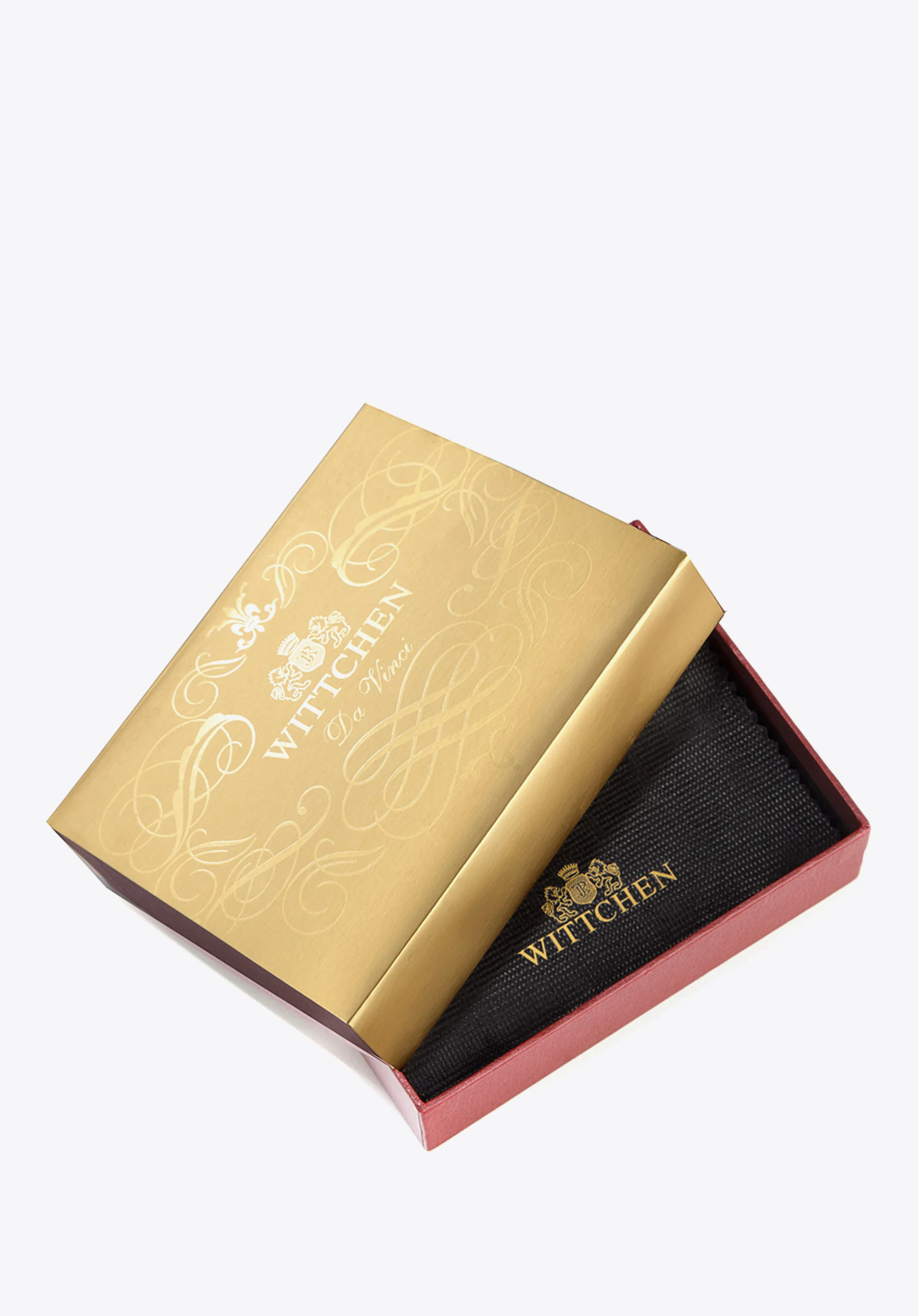 Etui na wizytówki skórzane z monogramem