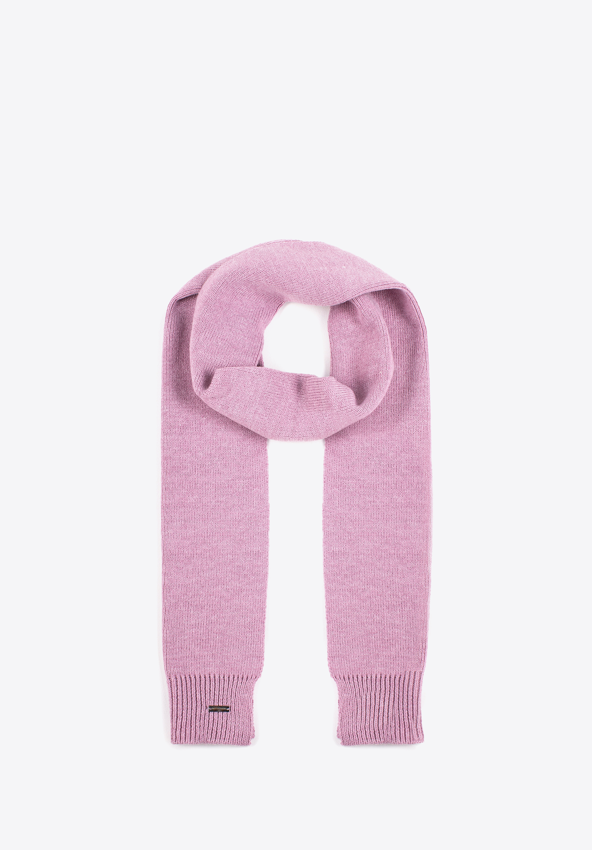 Damski szalik klasyczny ze ściągaczem