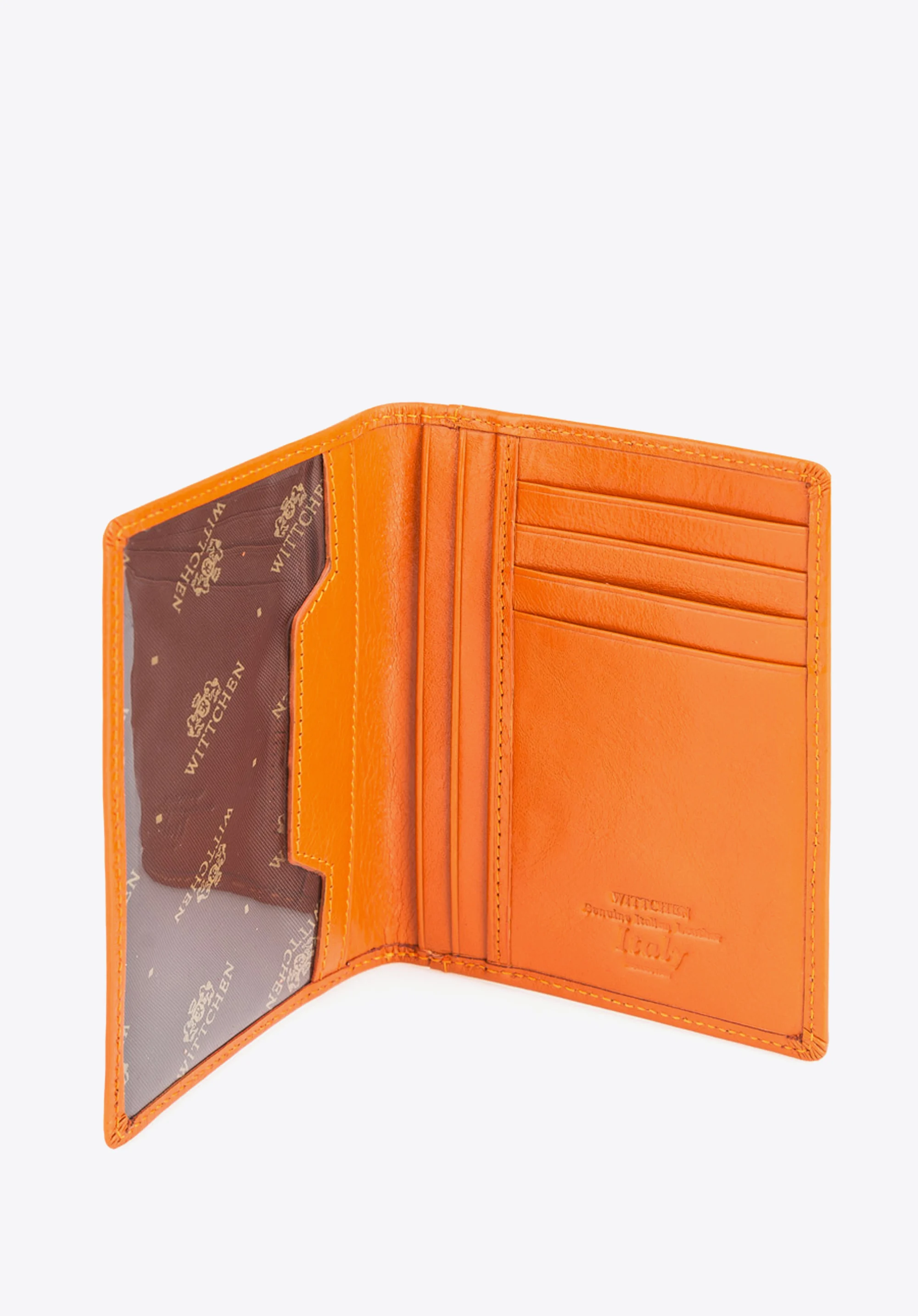 Etui na dokumenty skórzane z kieszenią