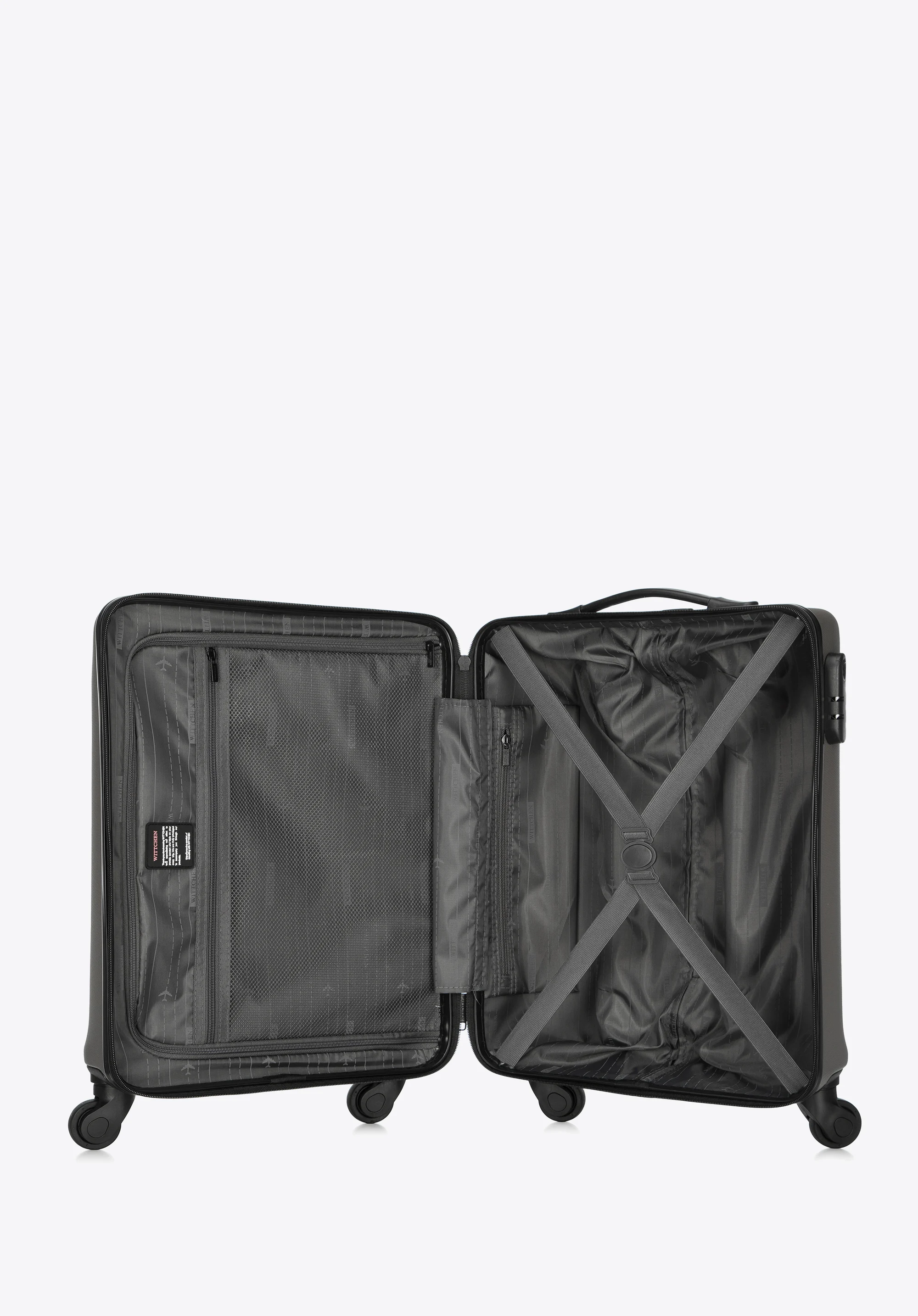 Walizka kabinowa z ABS-u żłobiona