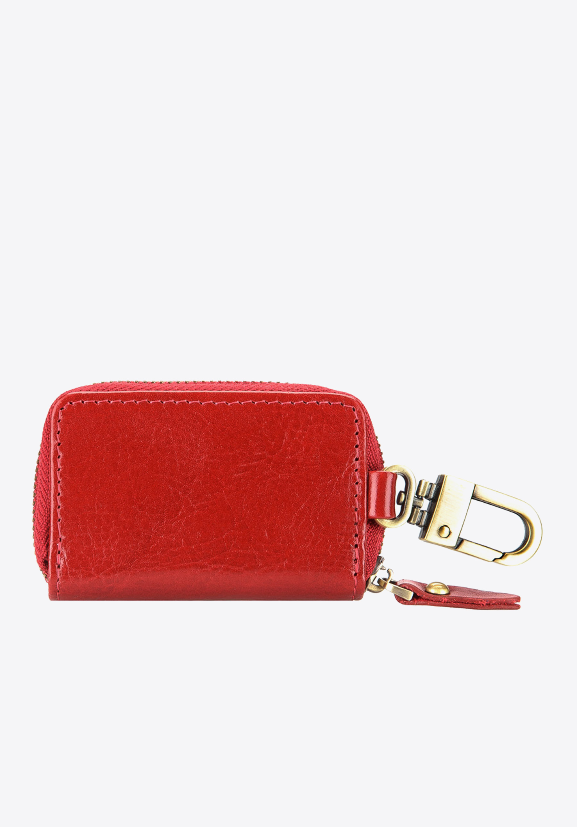 Etui na klucze skórzane na breloku