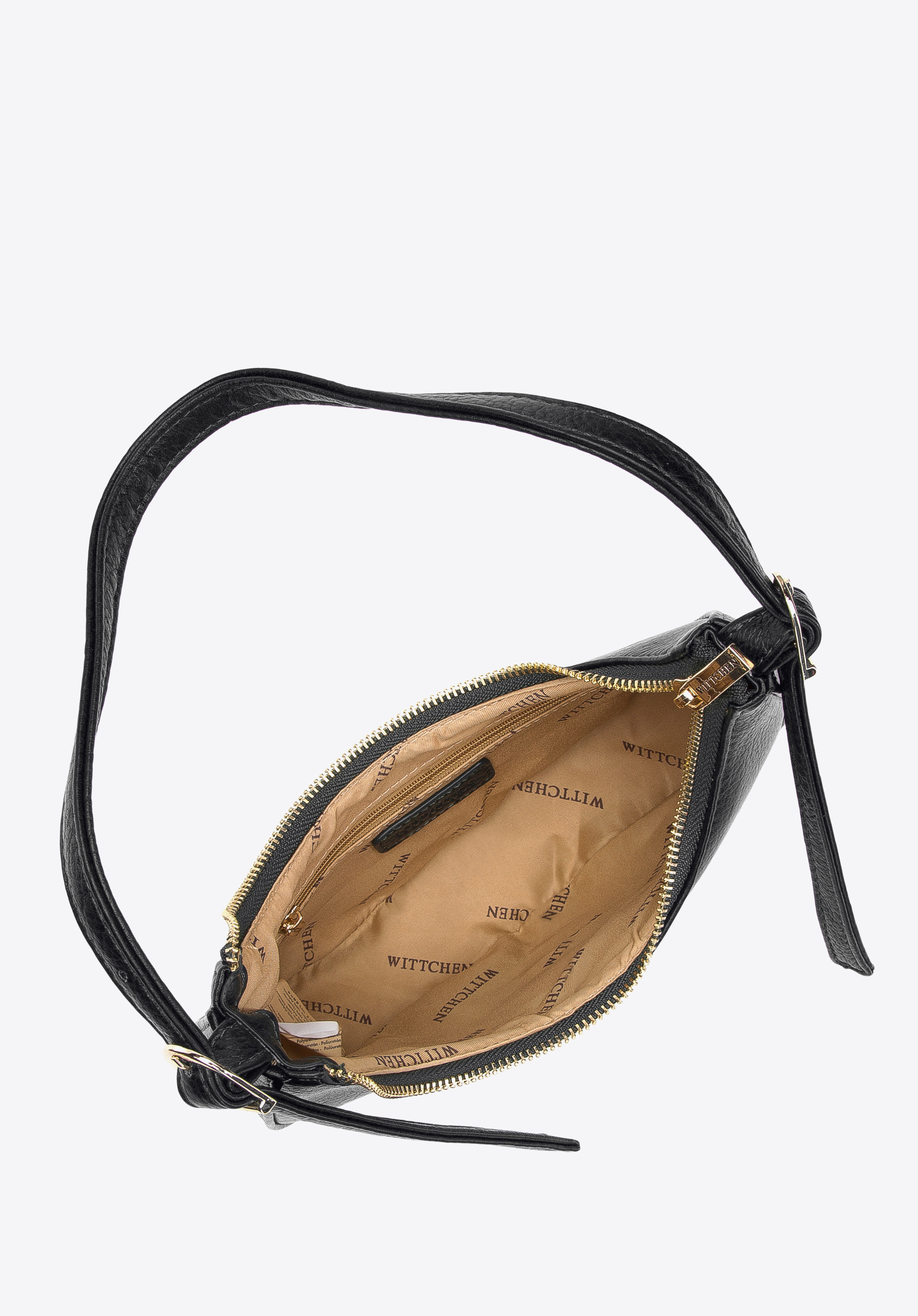 Minitorebka bagietka z ekoskóry z klamrą