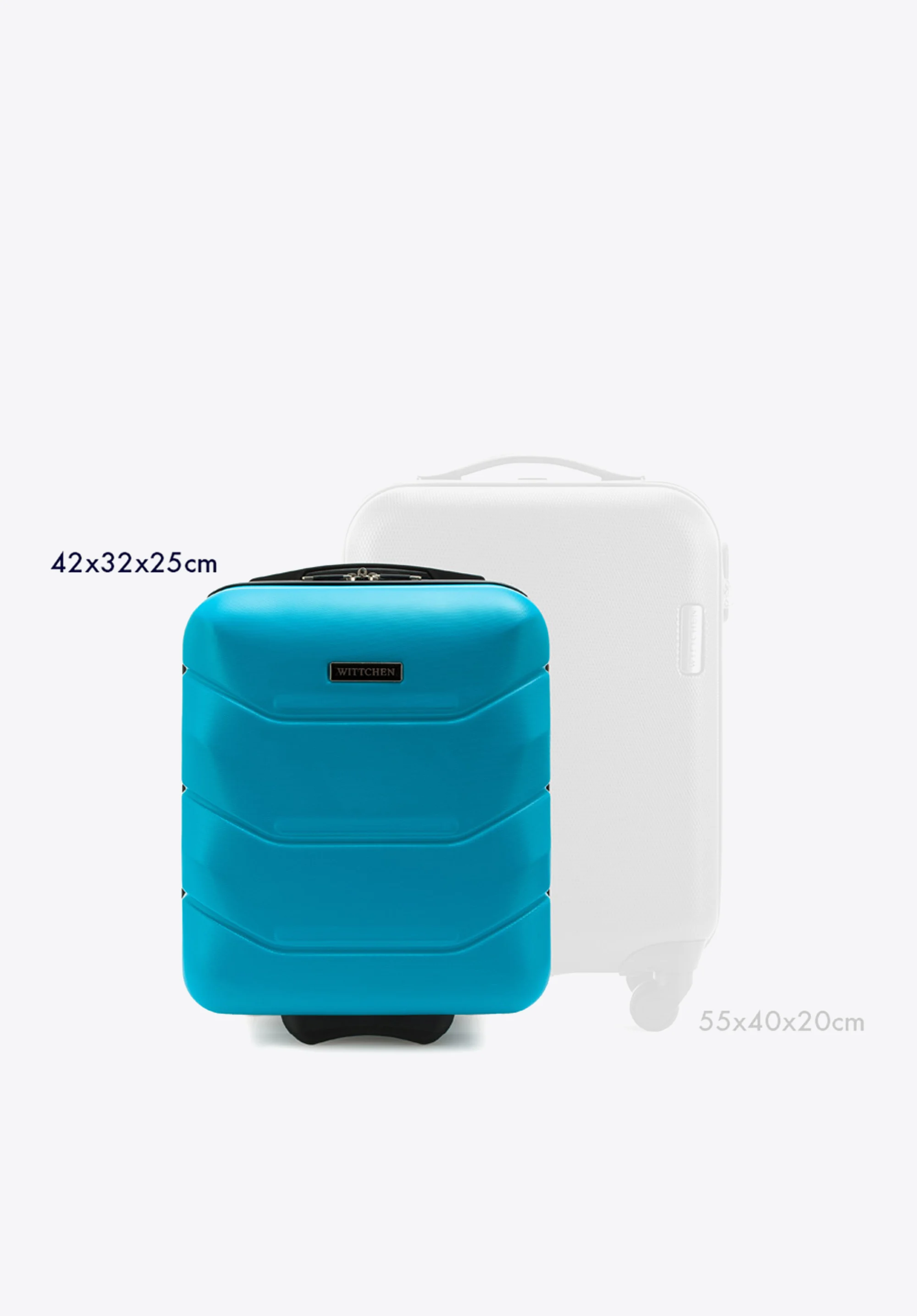 Walizka kabinowa z ABS-u ze żłobieniami