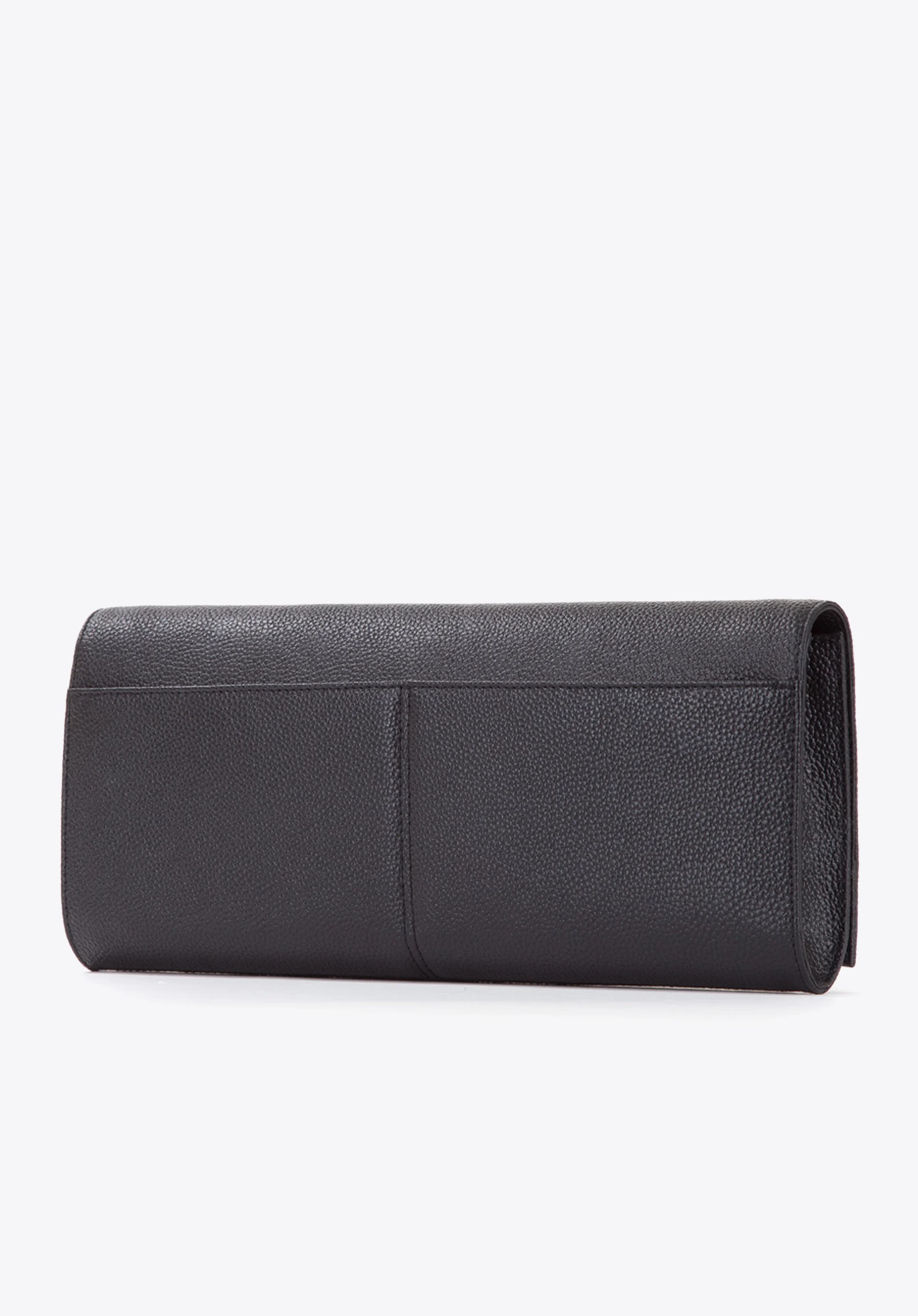 Kopertówka skórzana z otwartymi kieszeniami