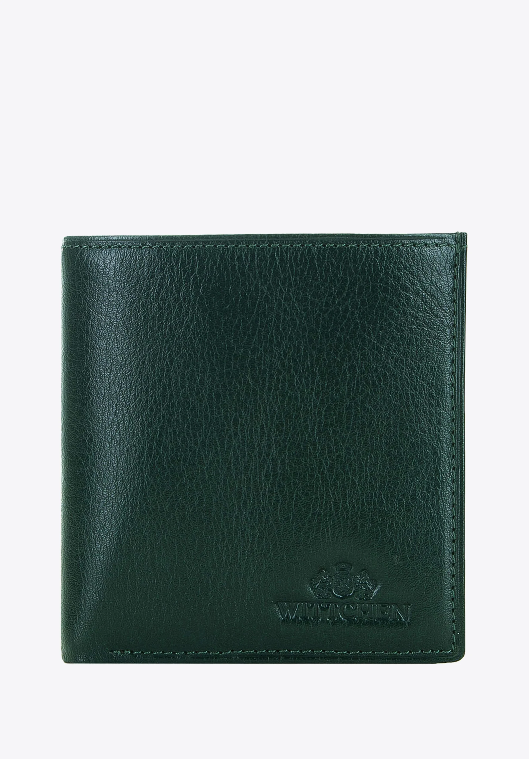 Mały skórzany portfel damski