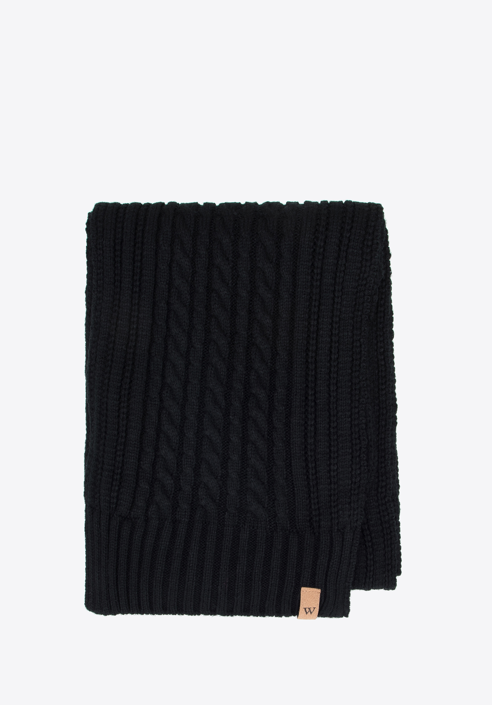 Męski komplet zimowy z ozdobnym splotem klasyczny