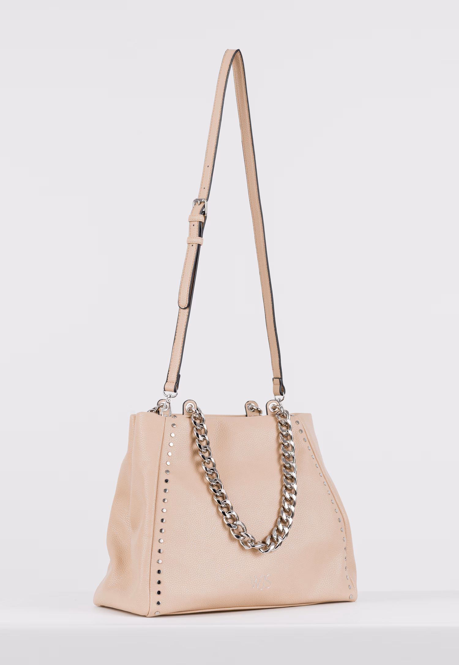 WJS pojemna torebka damska w kolorze pomarańczowym