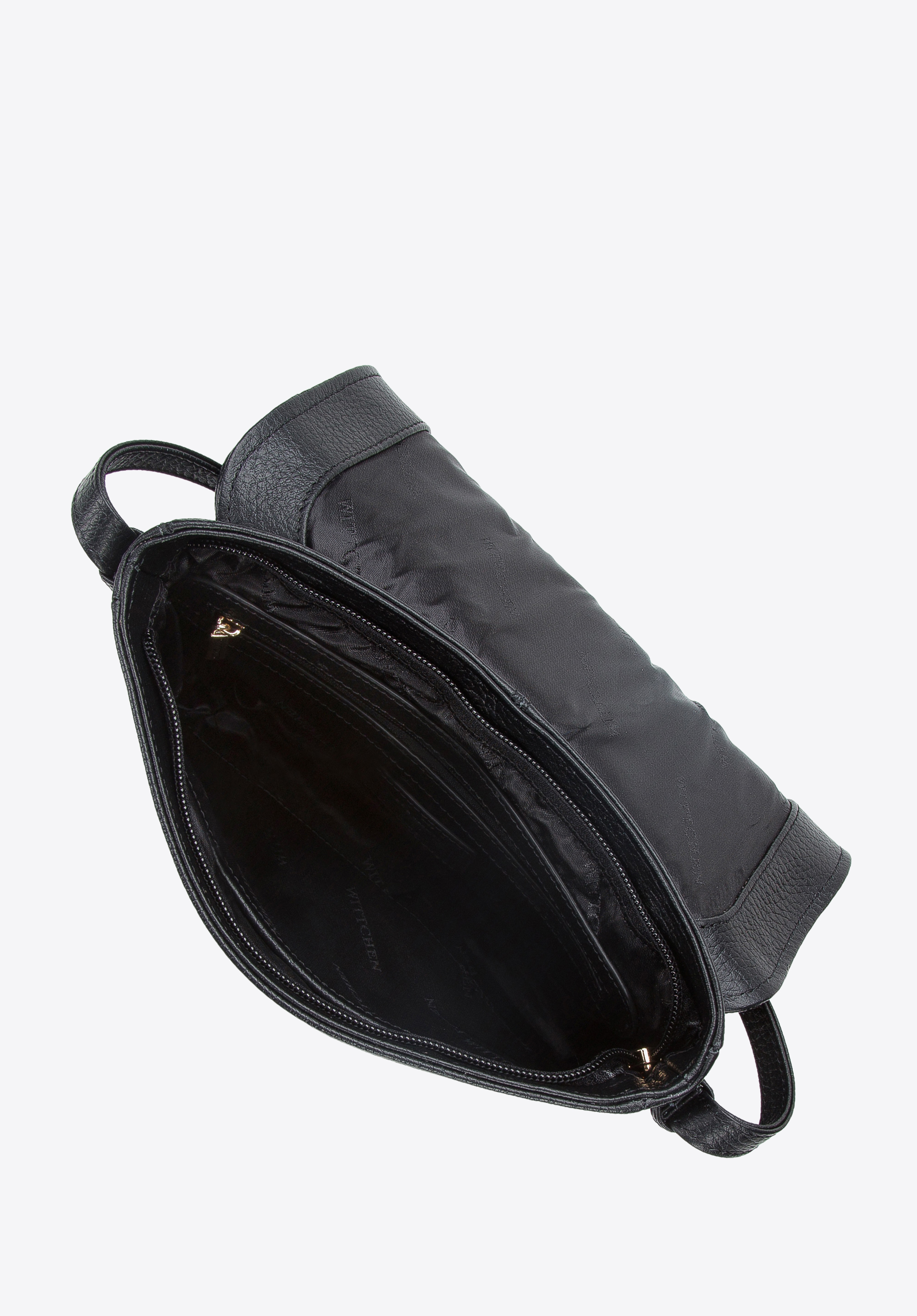 Damska listonoszka skórzana z plecionką