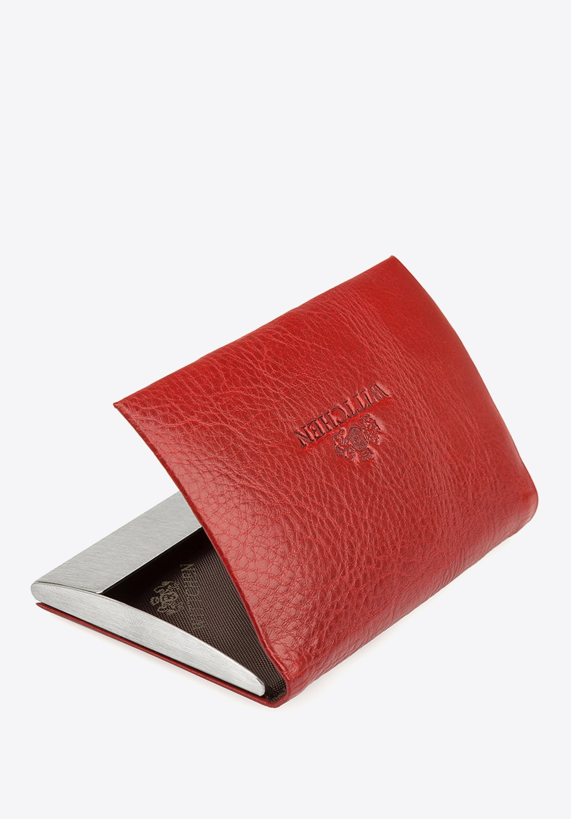 Etui na wizytówki skórzane z magnetycznym zapięciem