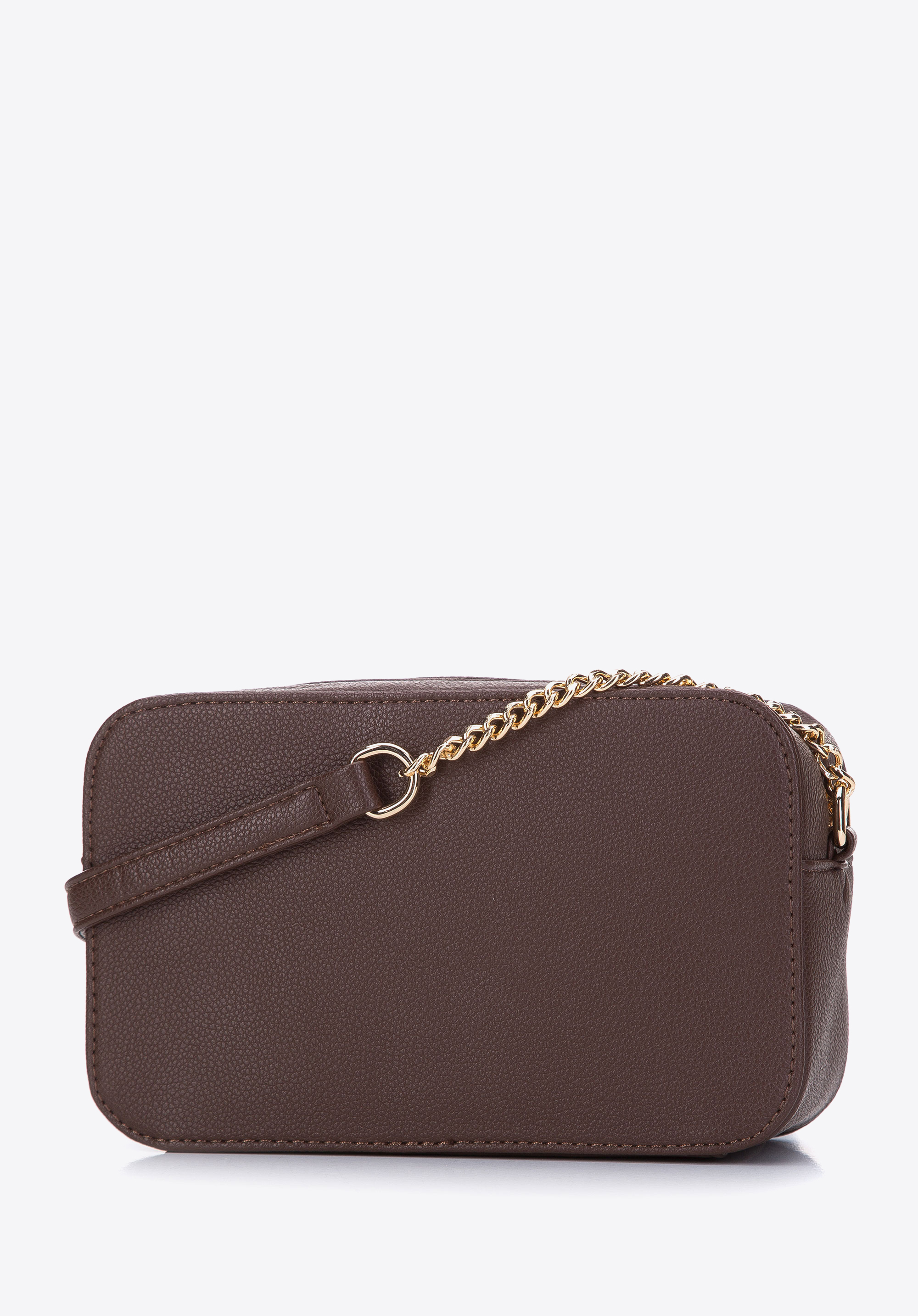 Damska listonoszka pudełkowa z obszytą kieszenią