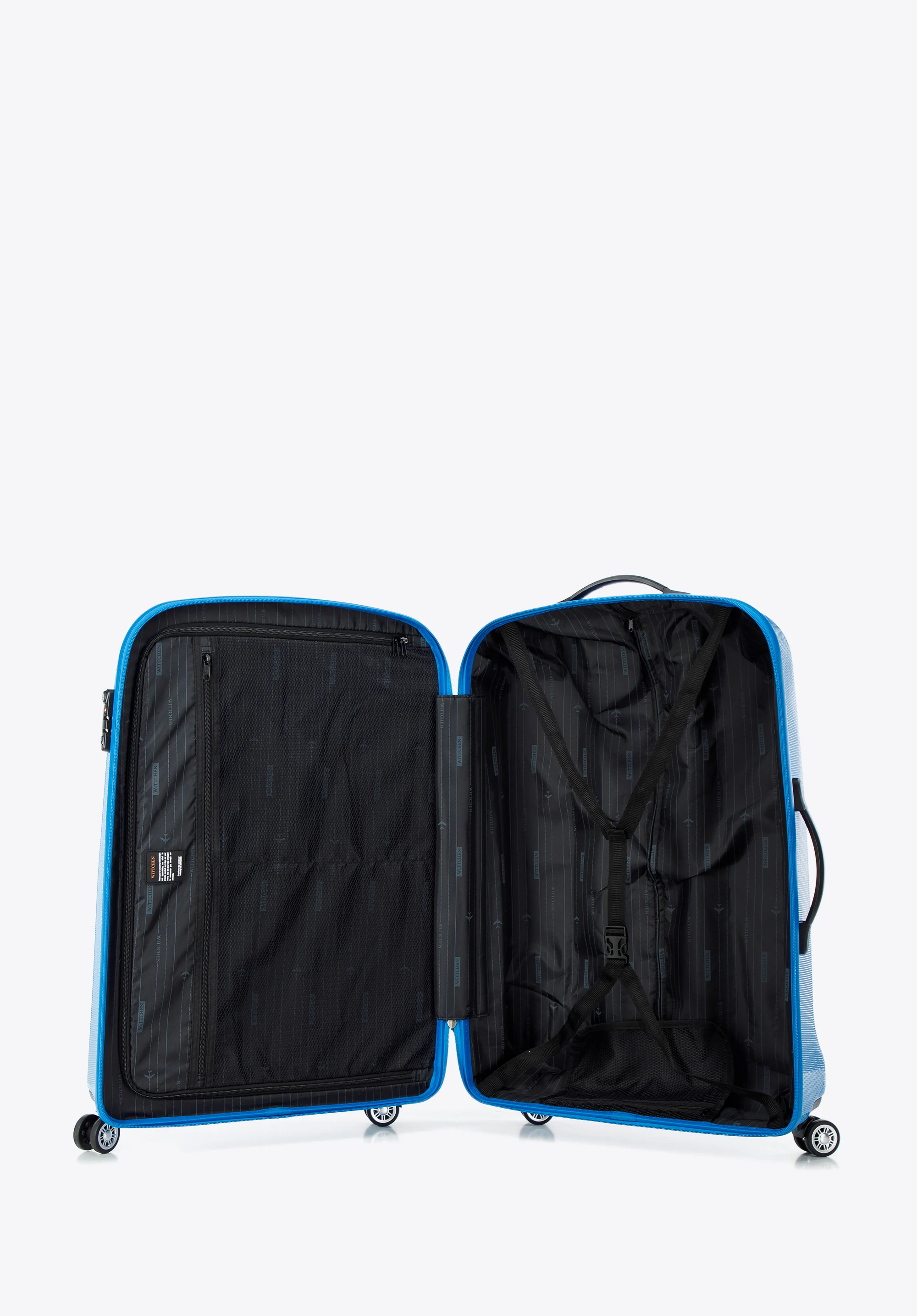 Walizka kabinowa z polikarbonu jednokolorowa