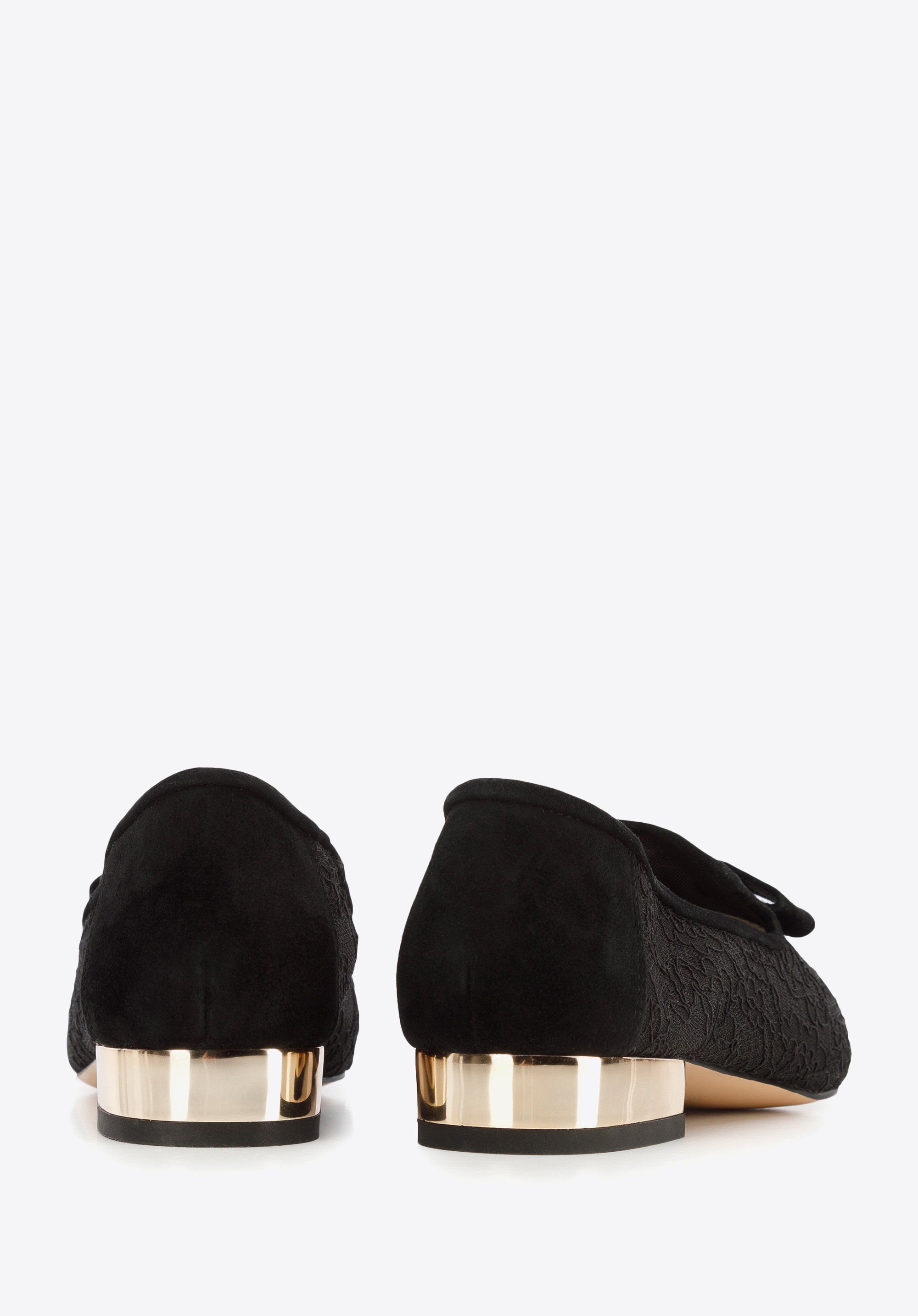 Damskie lordsy transparentne na niskim obcasie