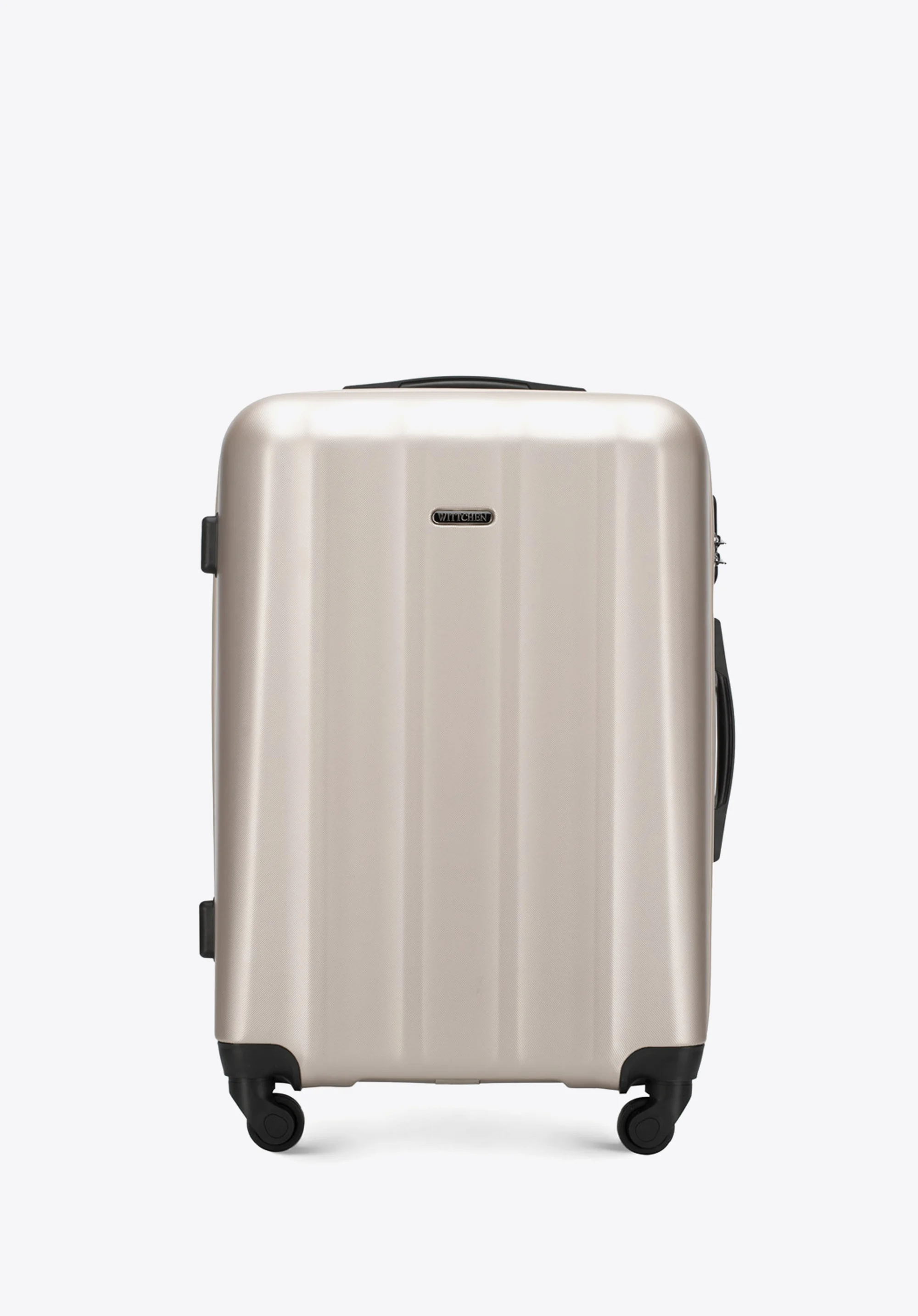 Walizka kabinowa z polikarbonu fakturowana