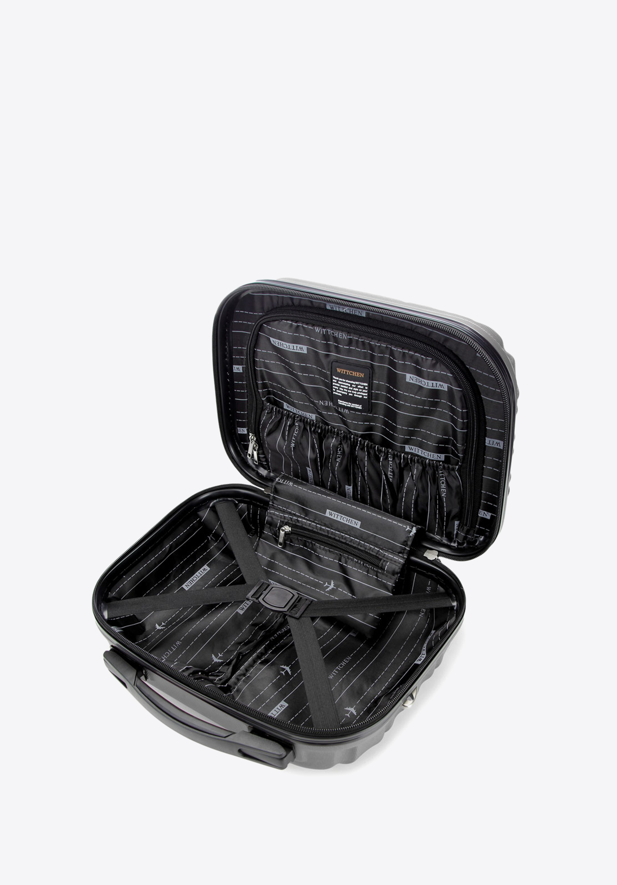 Kosmetyczka podróżna z ABS-u z żebrowaniem