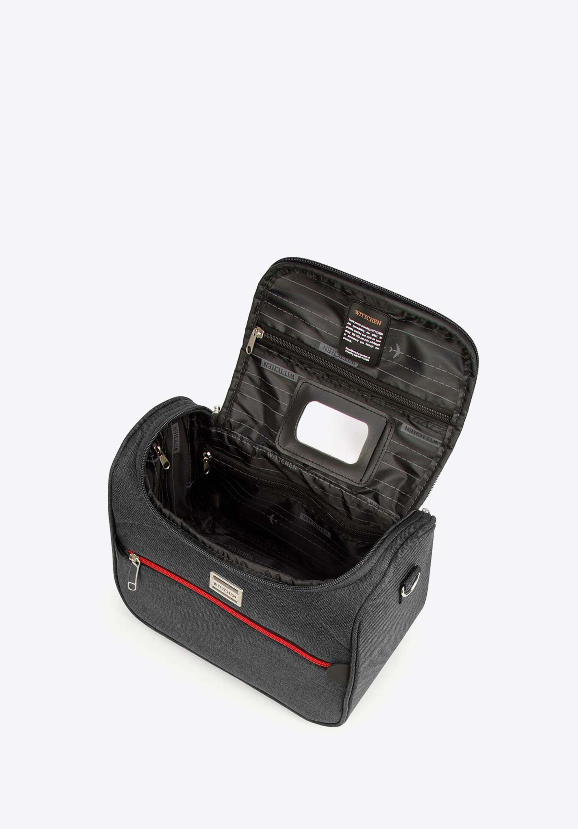 Kosmetyczka z kolorowym suwakiem