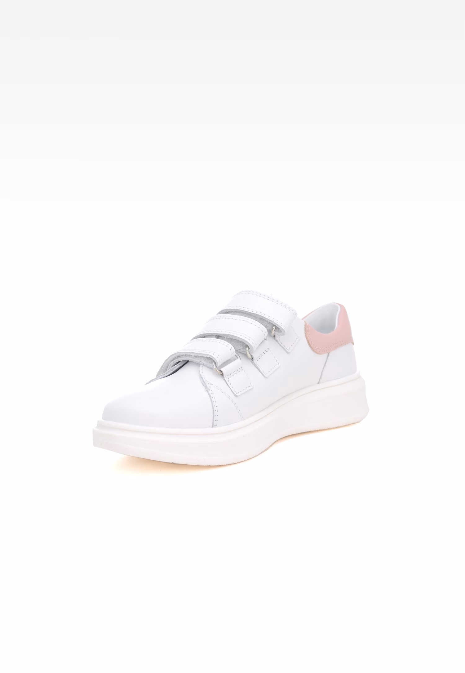 Sneakers BARTEK W-78220/B87, dla dziewcząt, biały