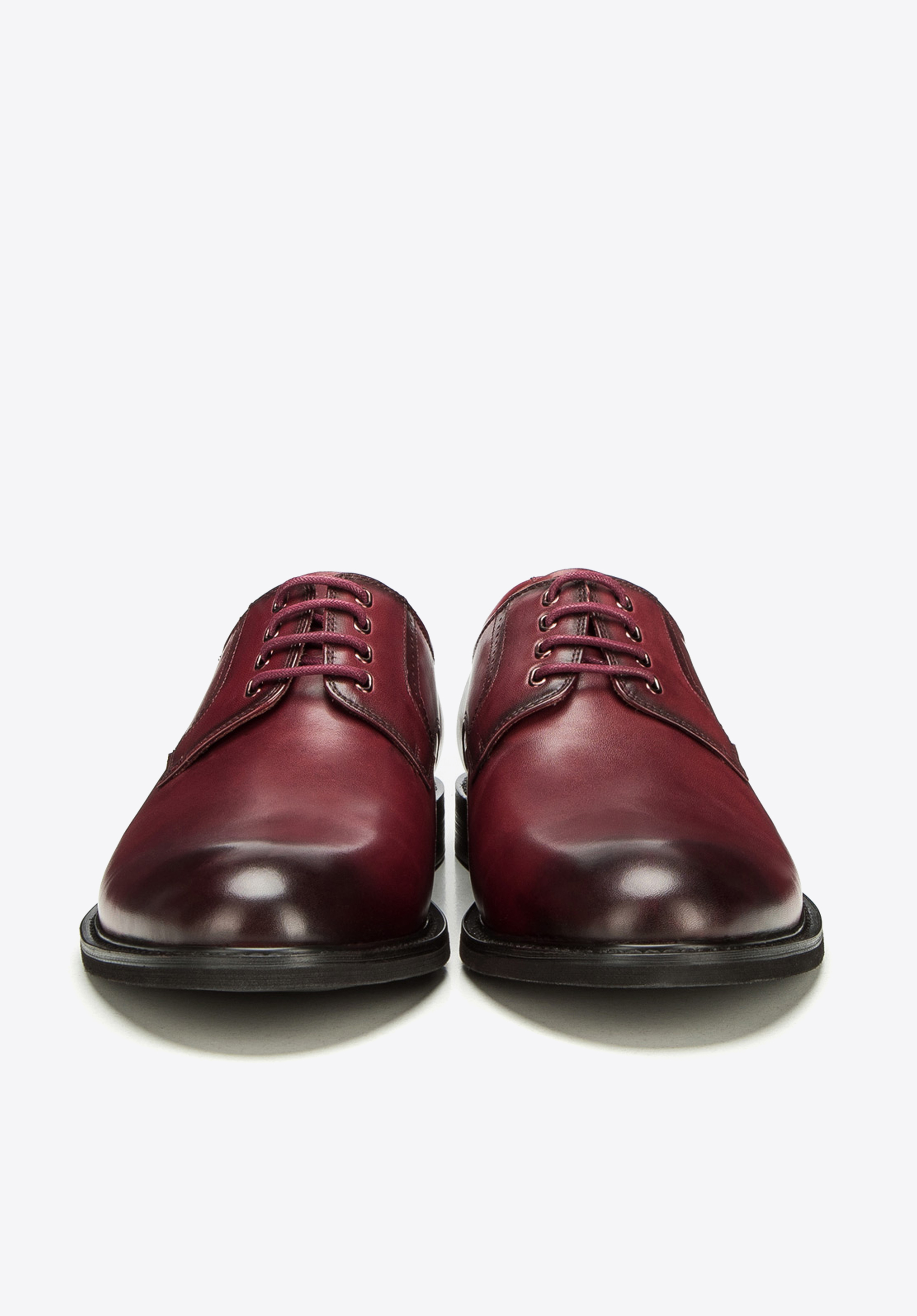 Męskie derby skórzane