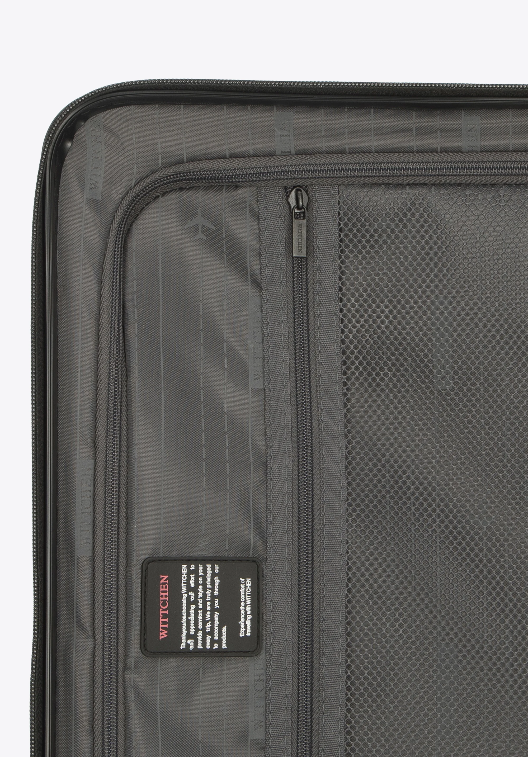 Walizka kabinowa z ABS-u żłobiona