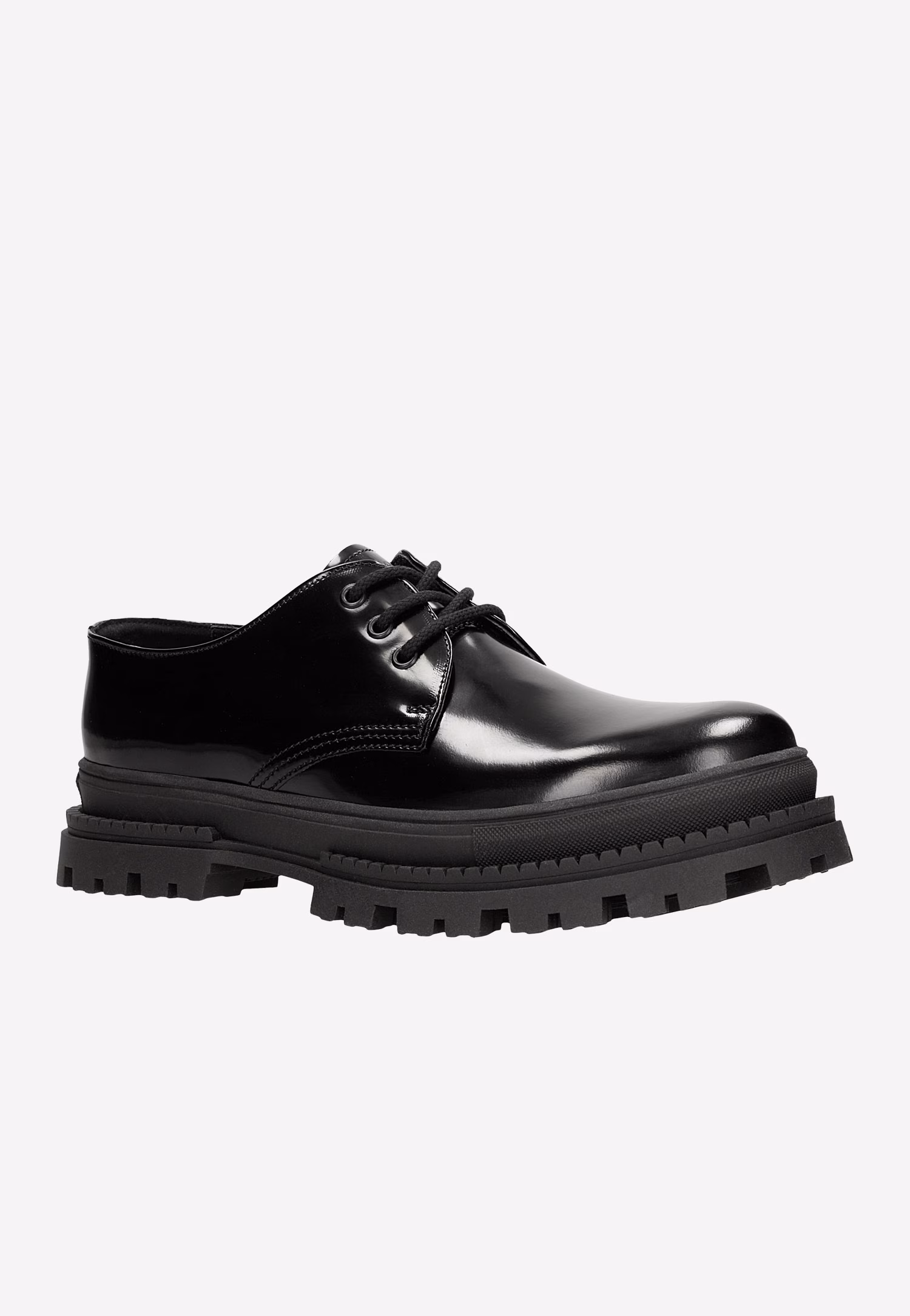 Czarne półbuty męskie oksfordy ze skóry naturalnej