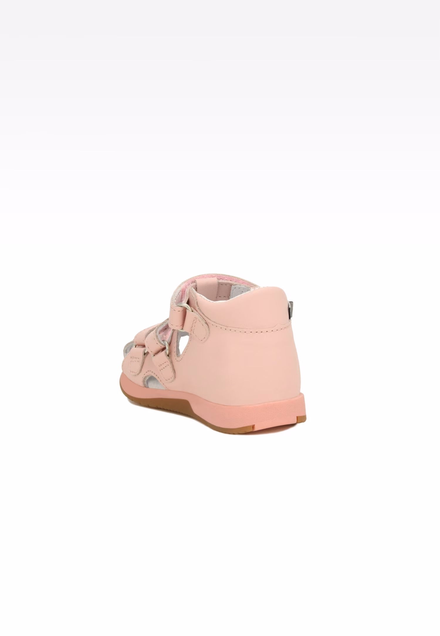 Sandały BARTEK 81021-008, dla dziewcząt, różowo-szary