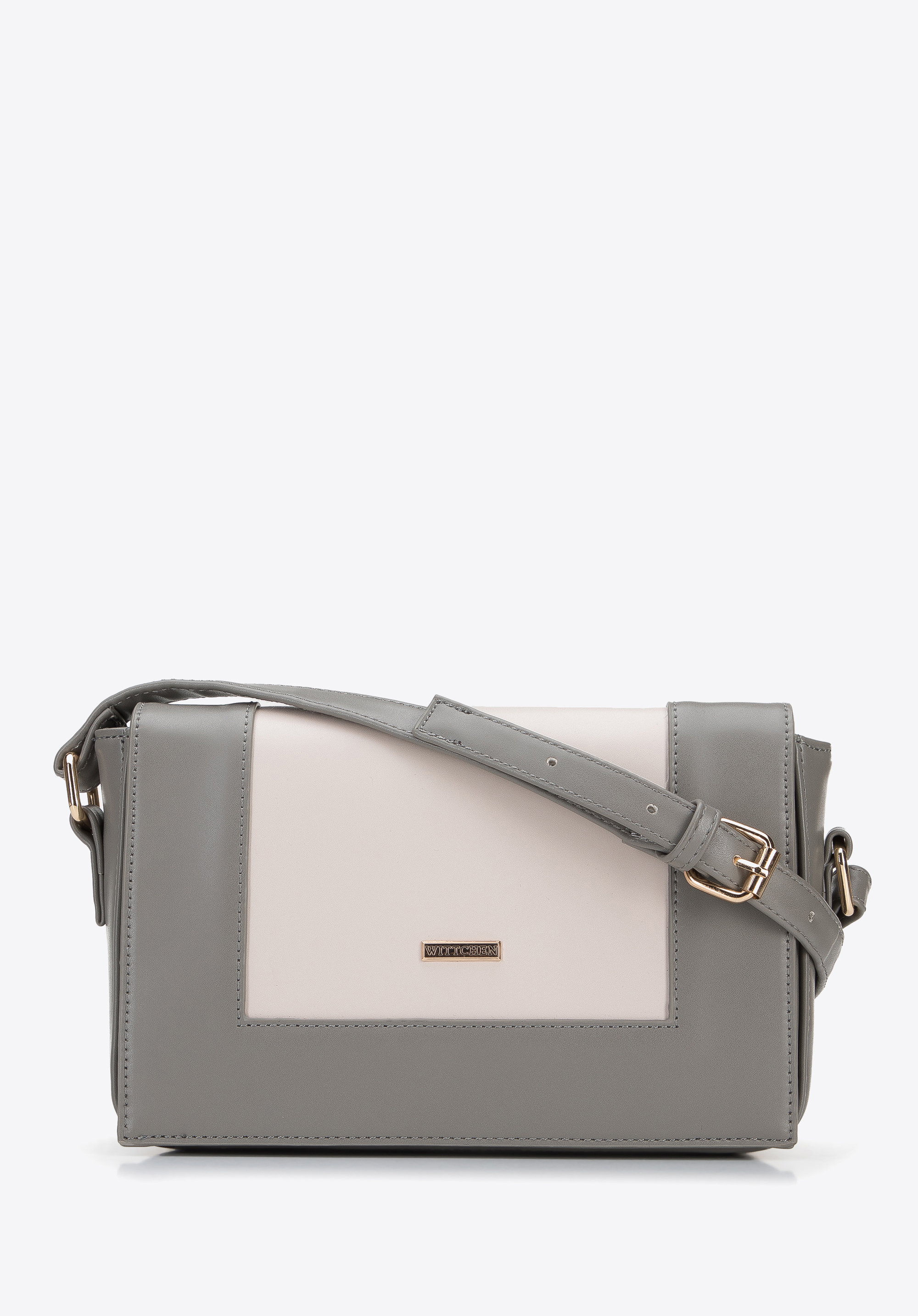 Damska listonoszka z ekoskóry dwukolorowa