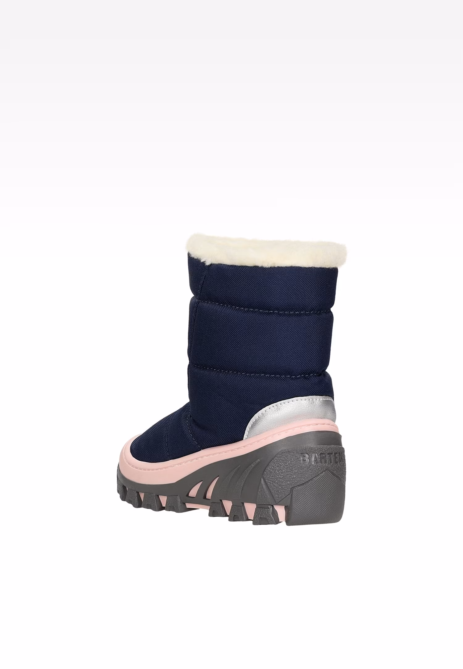 Granatowo-różowe śniegowce BARTEK z powłoką hydrofobową 11625004