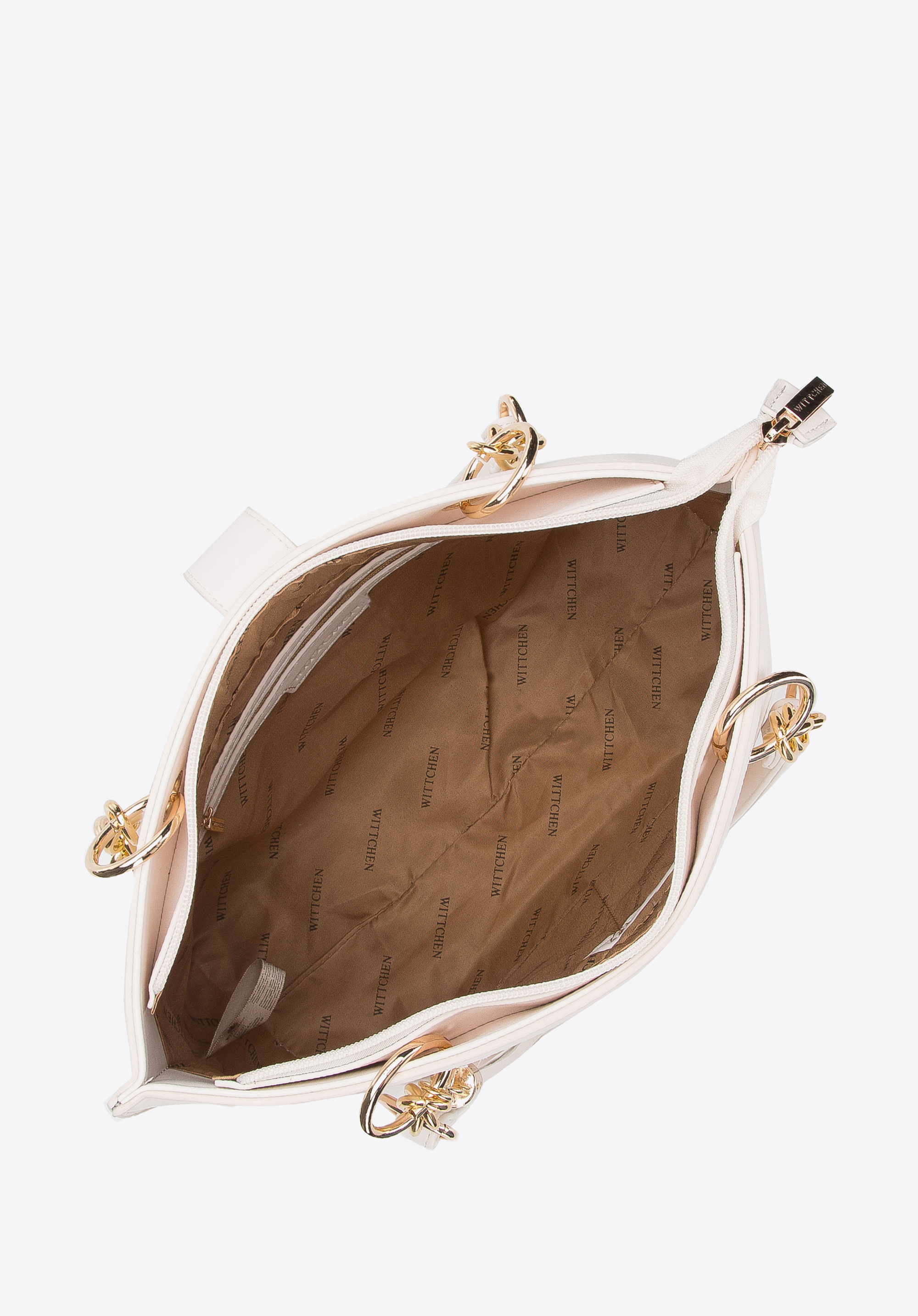 Torebka shopperka z łańcuchami