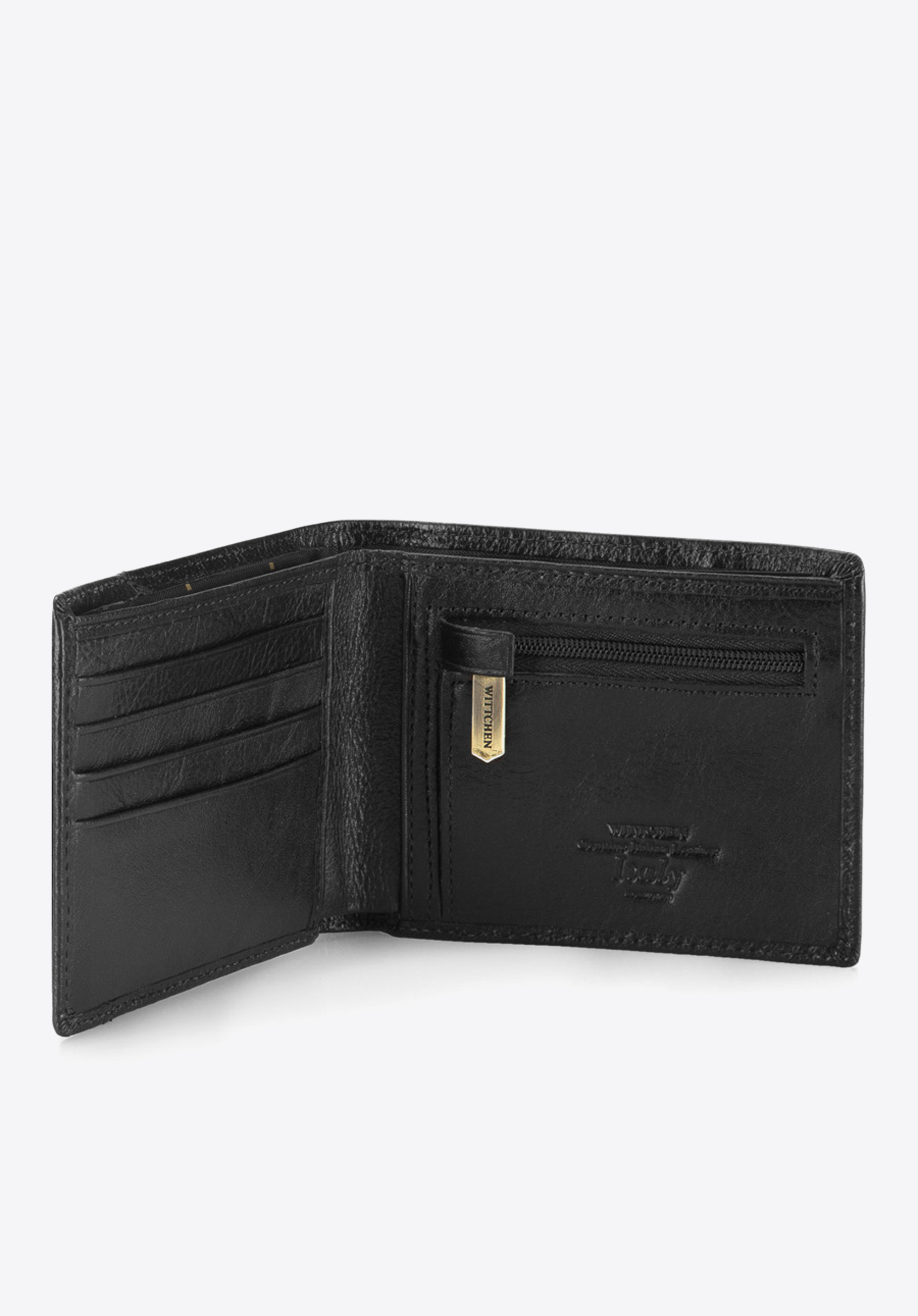 Portfel skórzany z wyjmowanym panelem