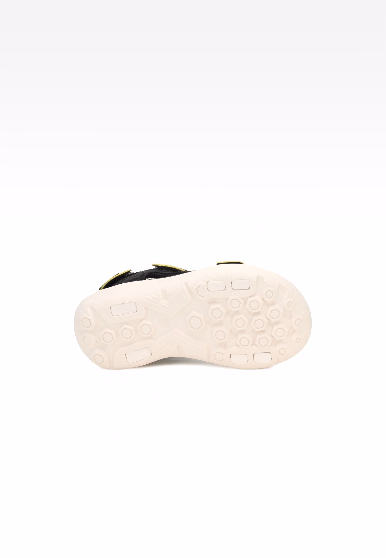 Sandały BARTEK 16054004, dla dziewcząt, czarno-żółty