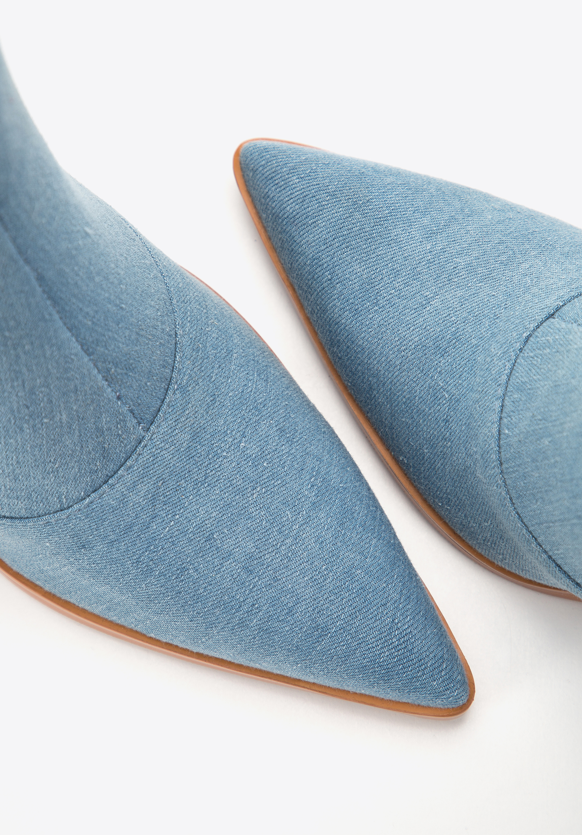 Kowbojki dżinsowe długie