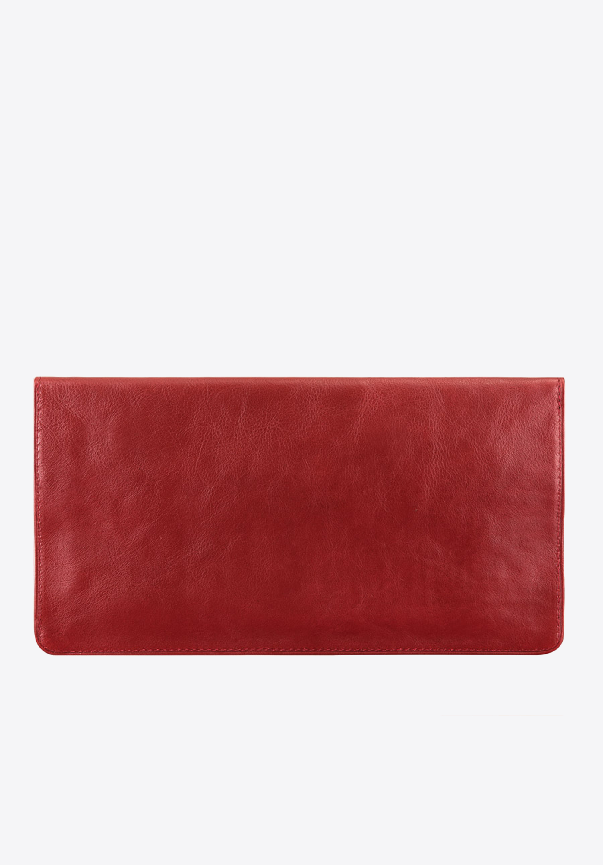 Etui na bilet lotniczy skórzane proste