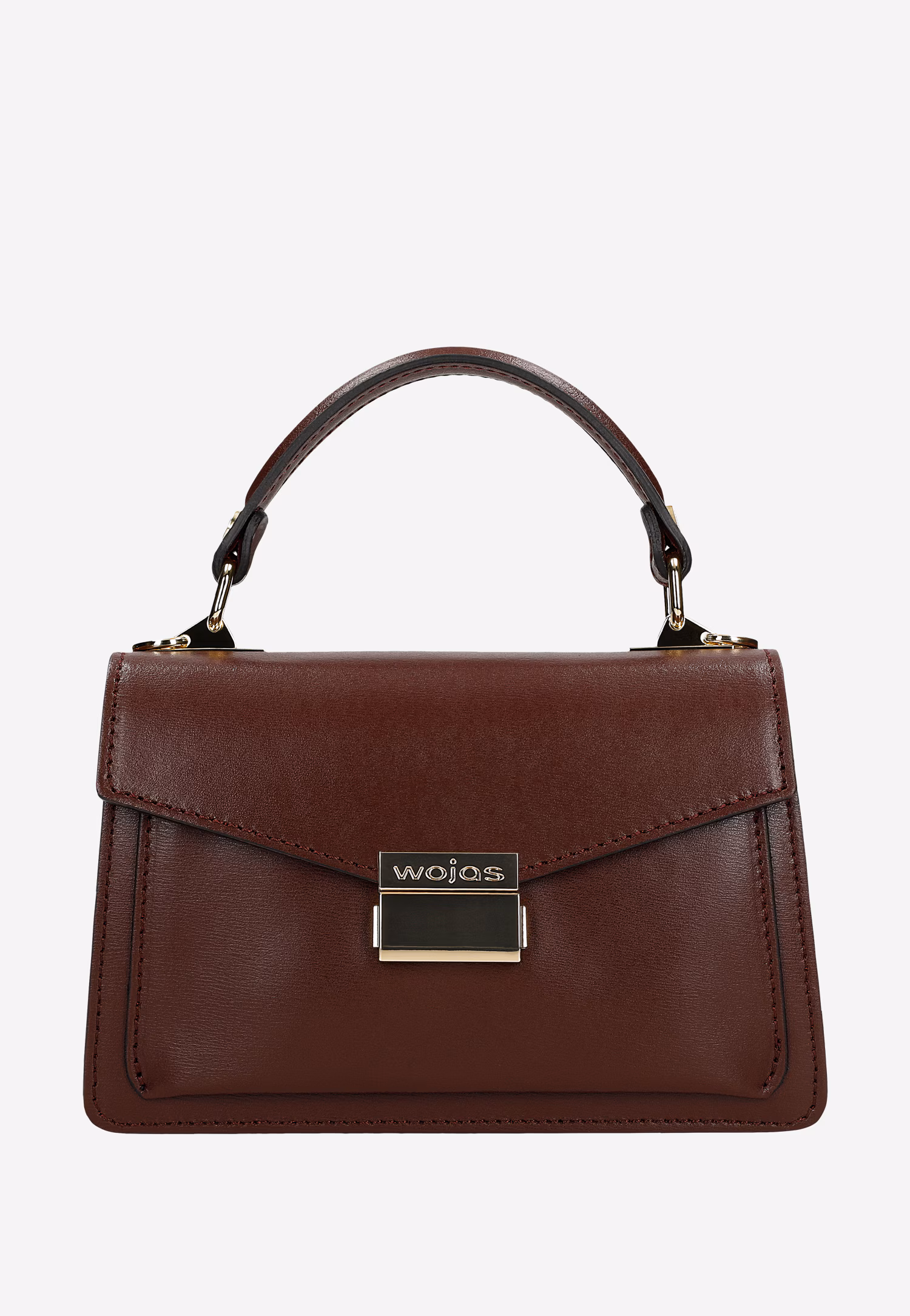 Czarna torebka damska z gładkiej skóry licowej