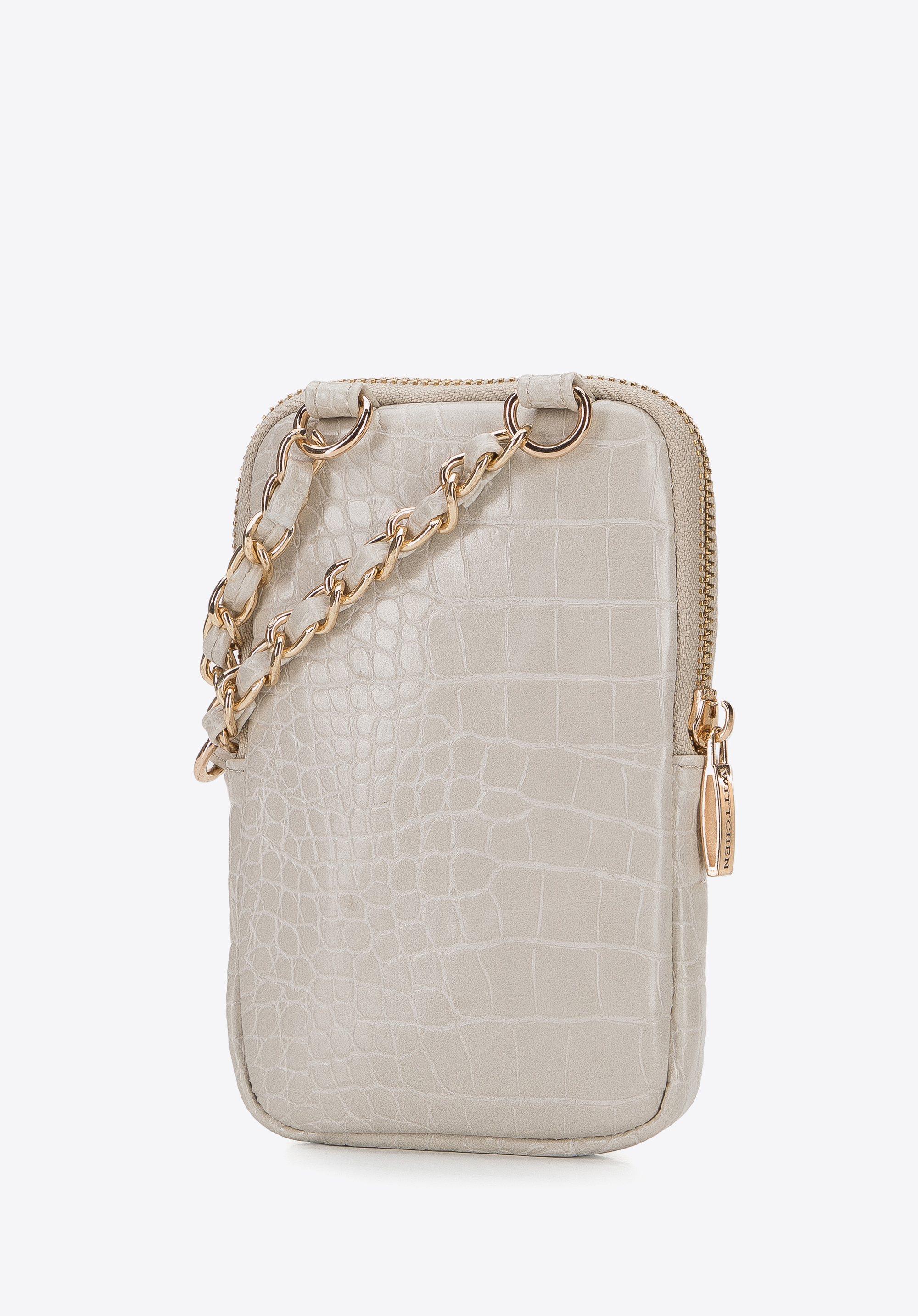 Minitorebka z ekoskóry na łańcuszku