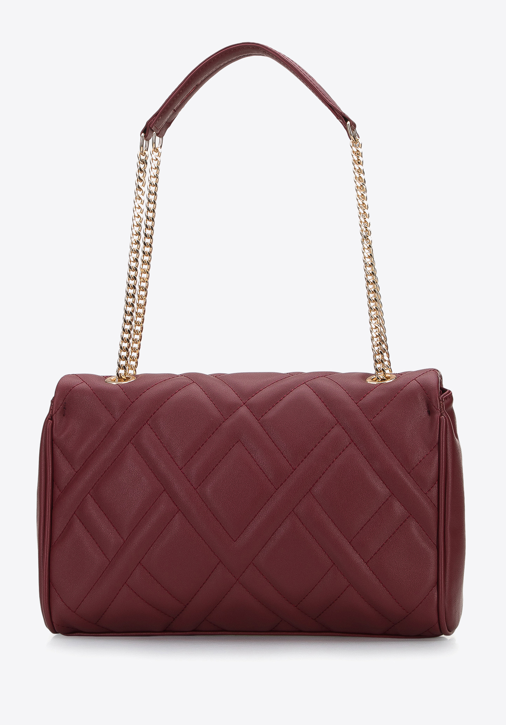 Damska torebka pikowana na łańcuszku