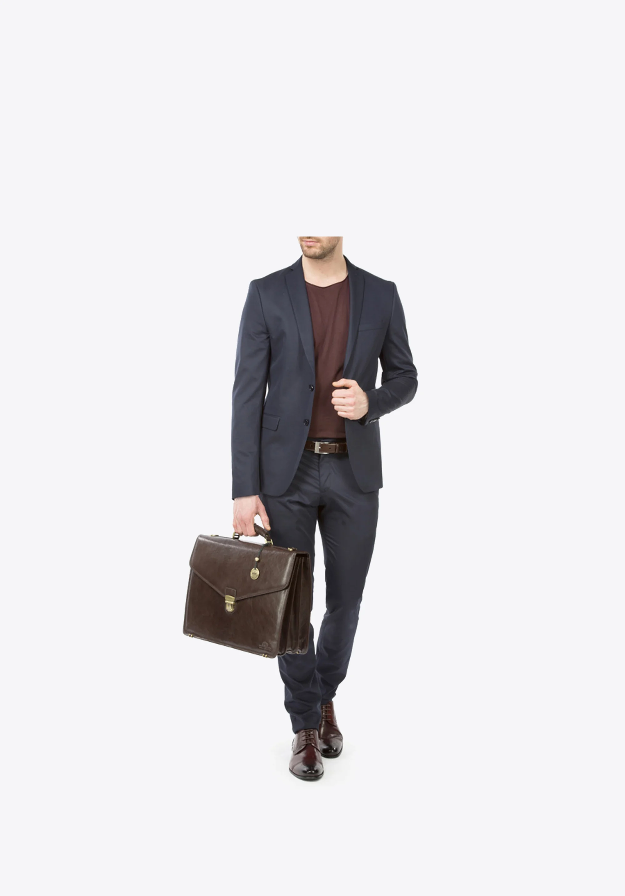 Teczka ze skóry retro