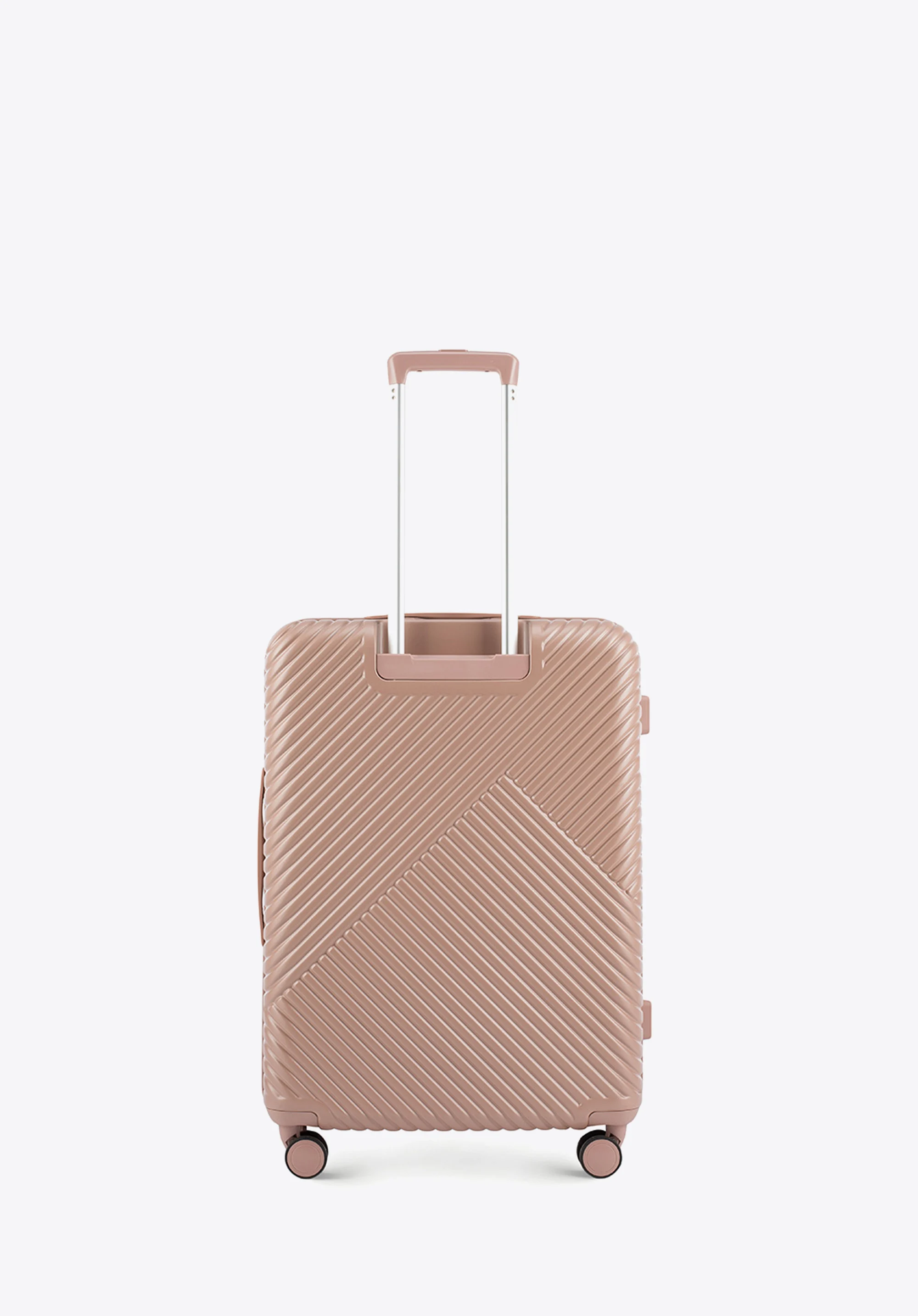 Walizka kabinowa z polikarbonu w paseczki