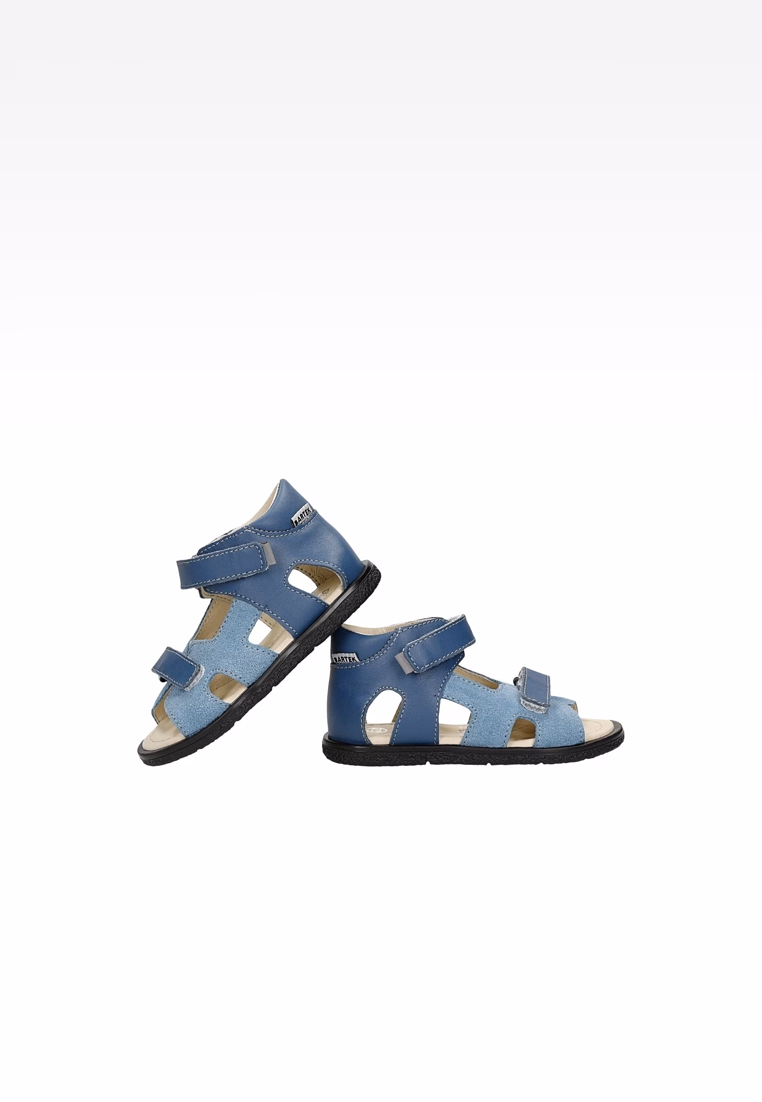 Sandały BARTEK 11042206, dla chłopców, granatowo-niebieski