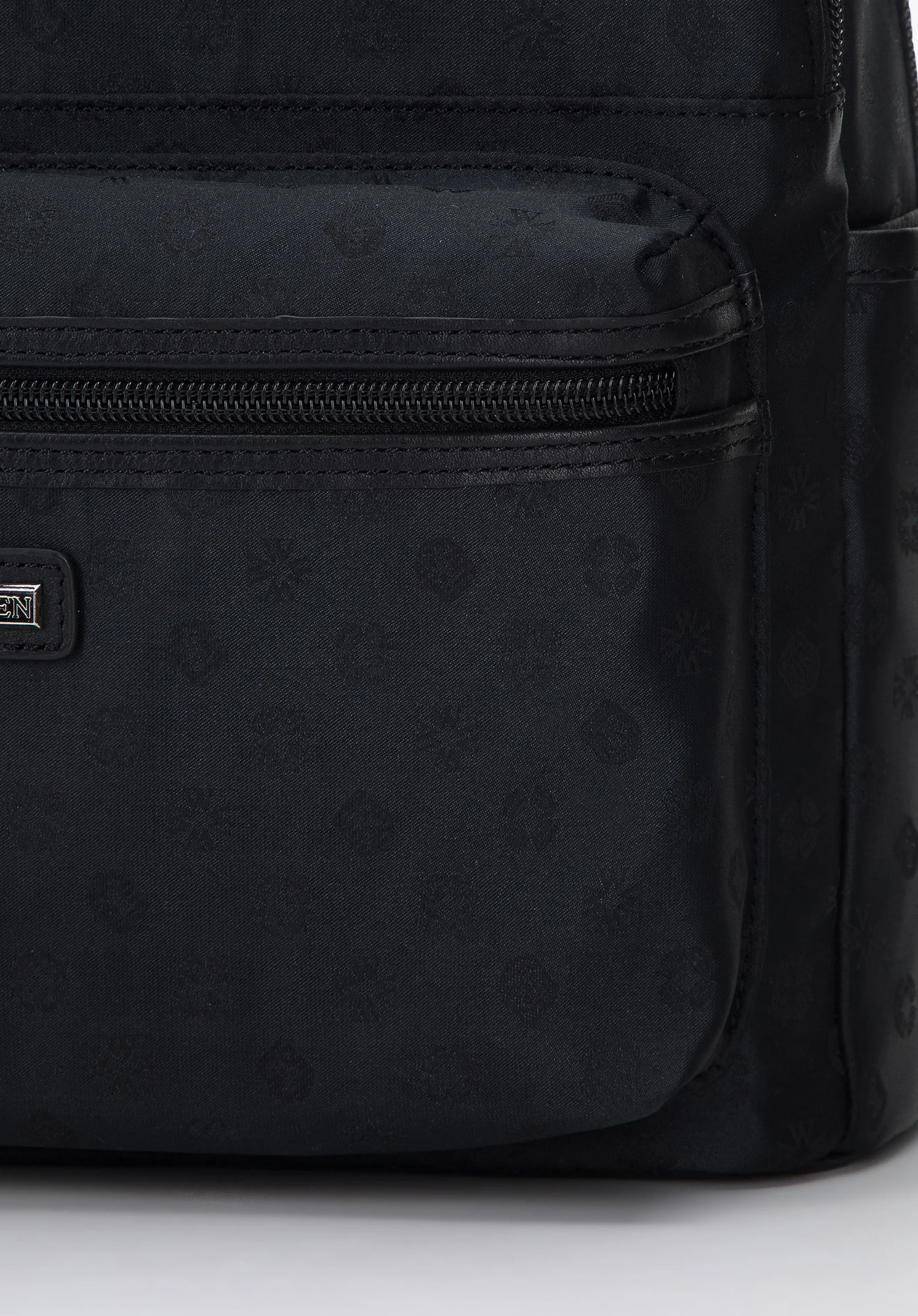 Damski plecak z żakardu dwukomorowy