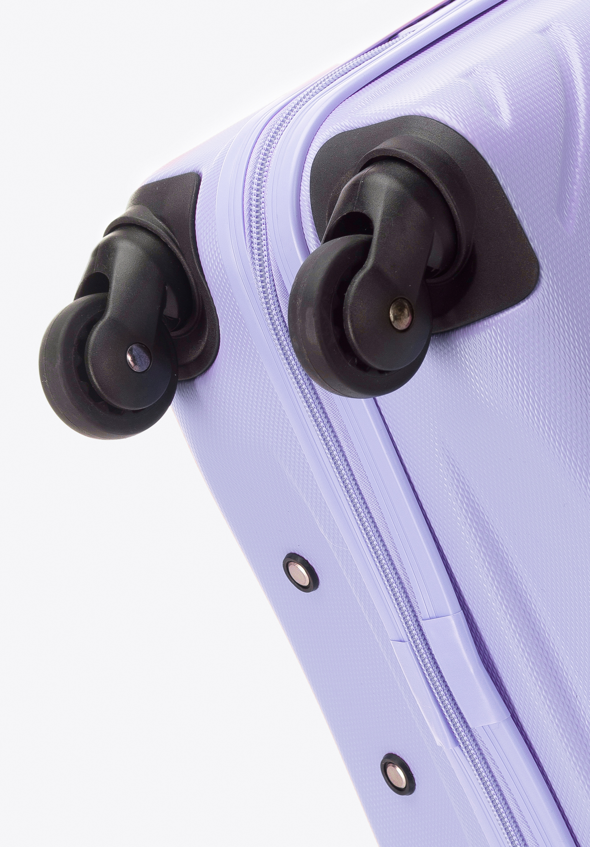 Walizka kabinowa z ABS-u z geometrycznym tłoczeniem